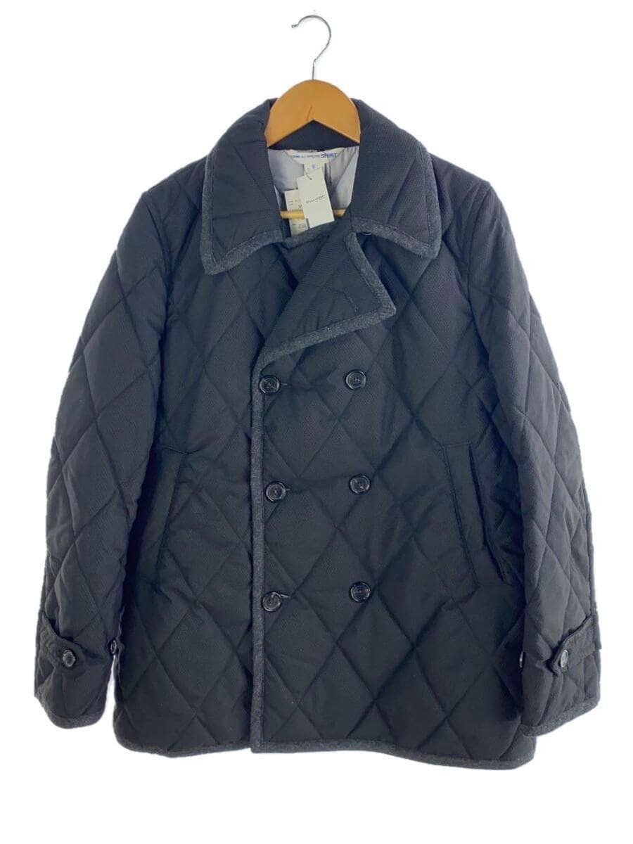 Comme des garcons quilted jacket blue hotsell