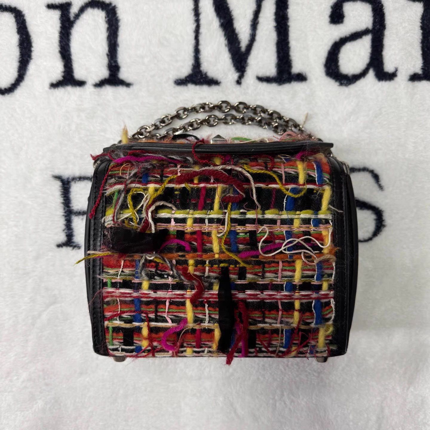Alexander McQueen Multi-Color Textured Chain Handle Mini Bag Size ONE SIZE - 1 Thumbnail