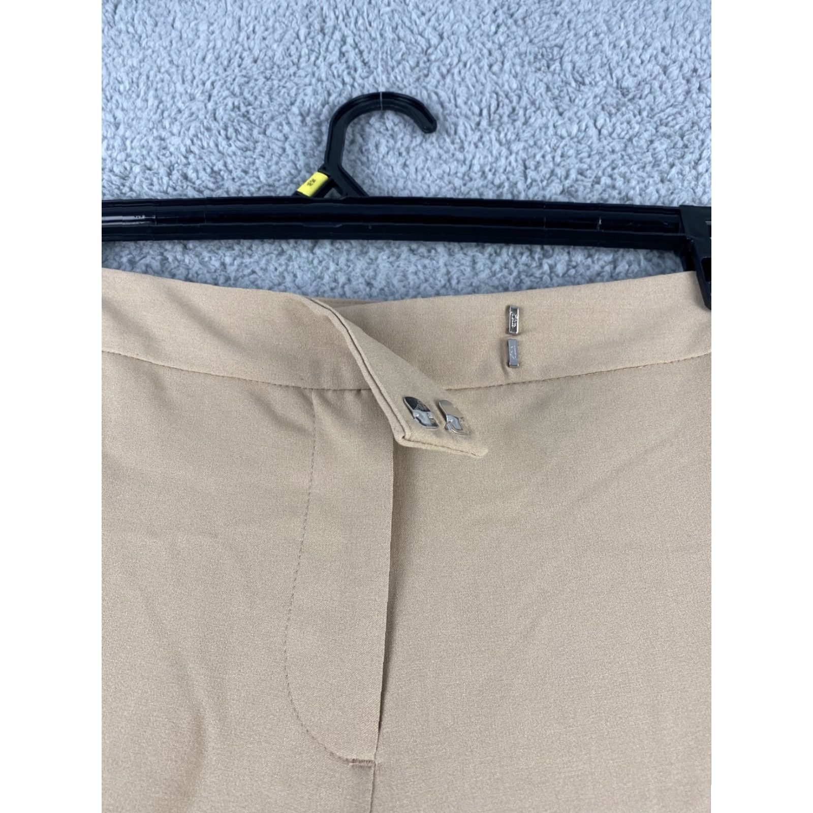 George George Dress Pants Womens Tan Flat Front Size 24W Beige 42-19 Size 42" / US 20 - 3 Thumbnail