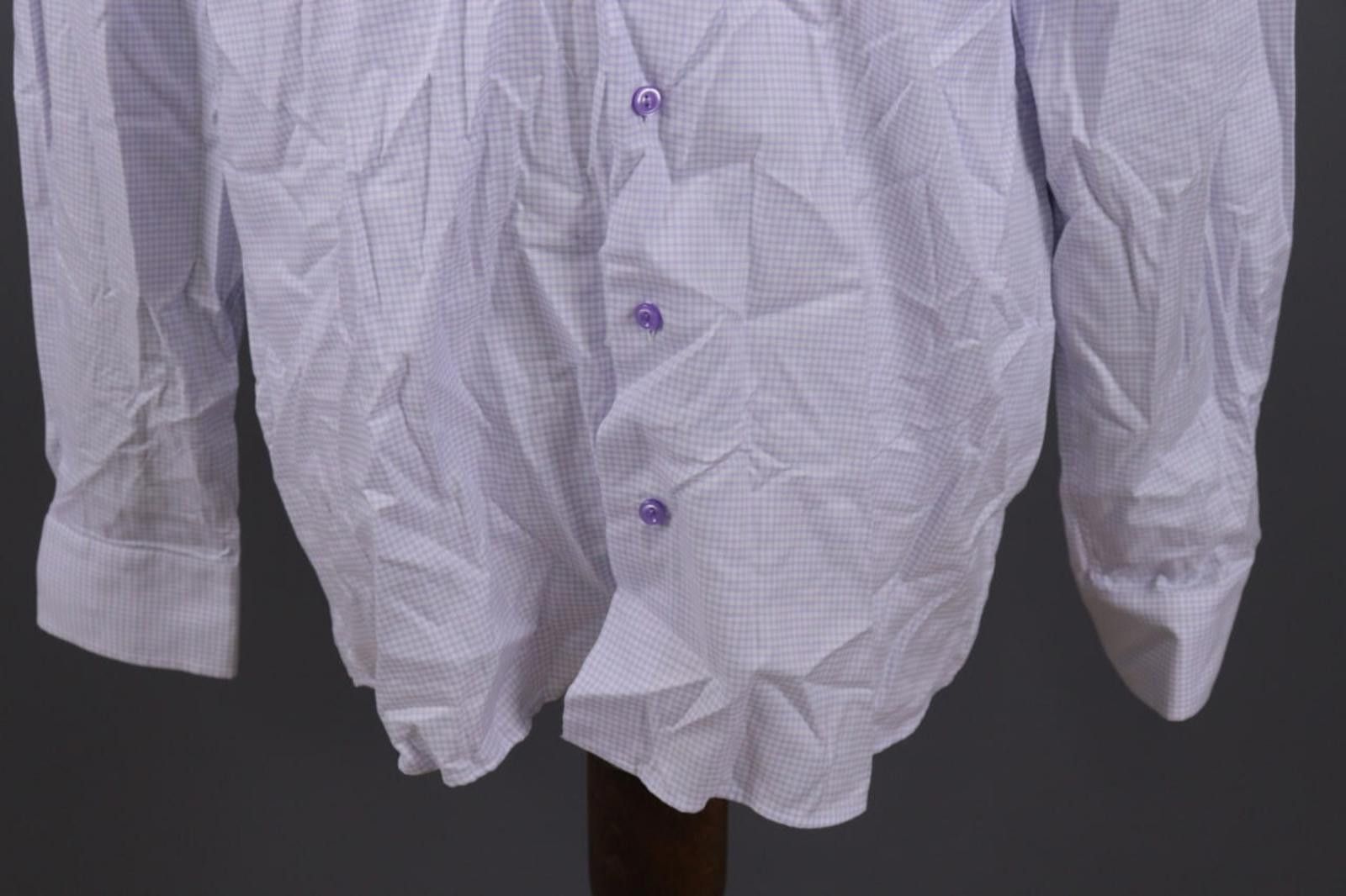 Eton Eton Contemporary Fit BLue Check Twill Shirt Sz 43 / 17 Size US M / EU 48-50 / 2 - 2 Thumbnail