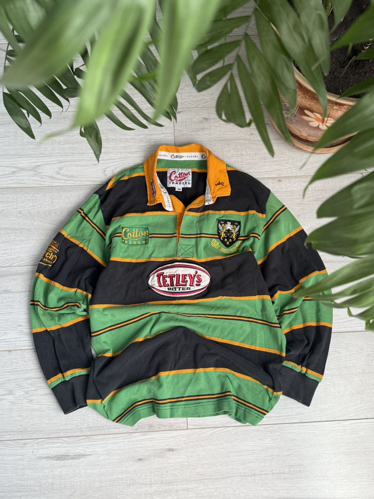 Cotton Traders Vintage Cotton Traders Northampton Saints Rugby Shirt 90s Size US M / EU 48-50 / 2 - 1 Thumbnail