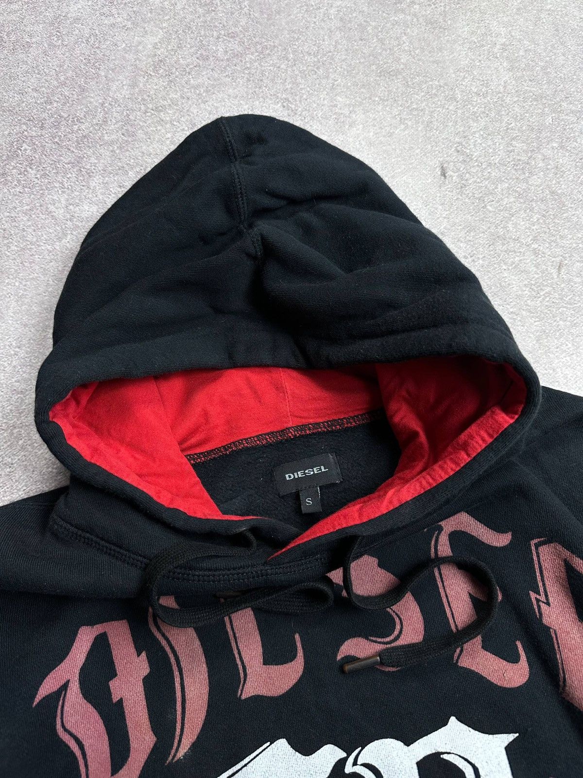 Diesel Vintage Diesel Avantgarde Grunge Hoodie Y2K Rare S Size US S / EU 44-46 / 1 - 5 Thumbnail