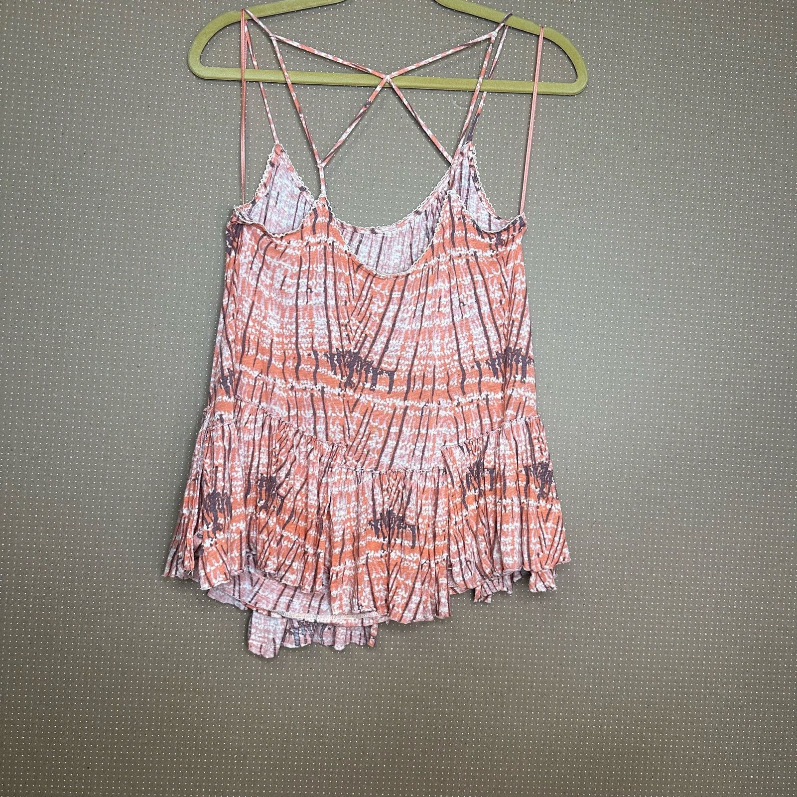 Free People Free People Sierra crisscross tank orange womens small Size S / US 4 / IT 40 - 6 Thumbnail