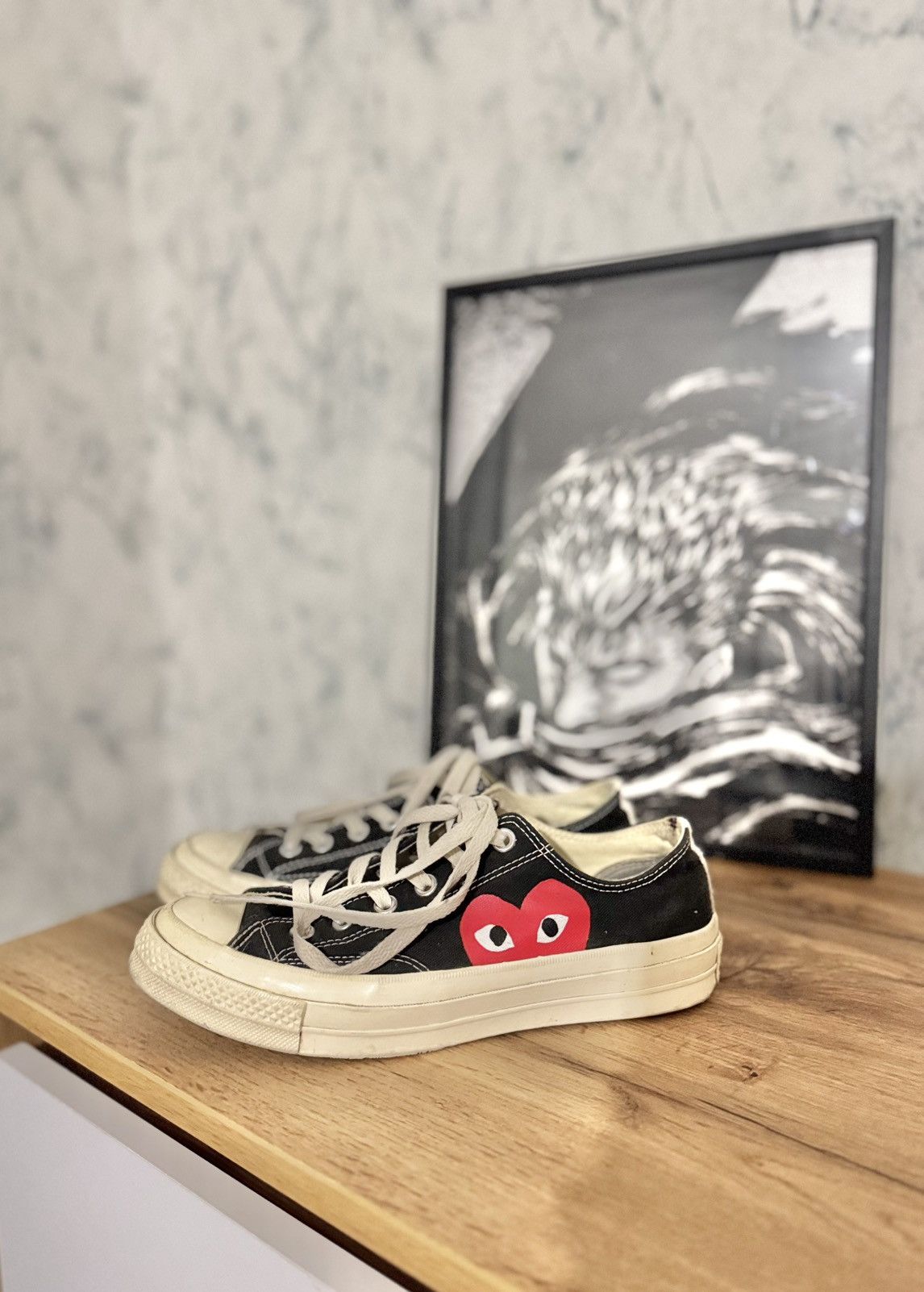 Comme des Garcons × Converse Converse PLAY Comme Des Garconc Canvas Chuck 70s Size US 7 / EU 40 - 1 Thumbnail