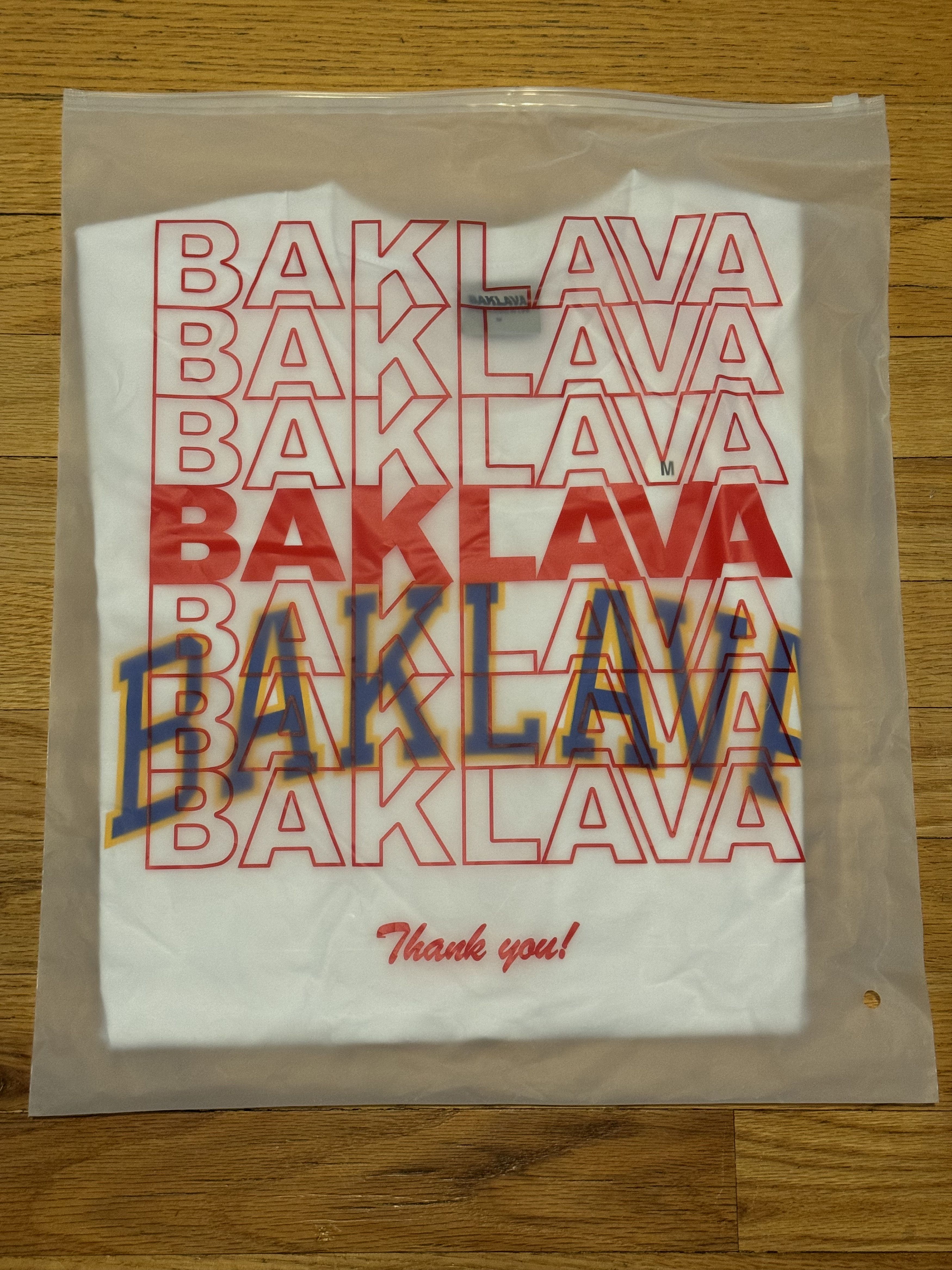 Action Bronson Blue Chips University "BAKLAVA" White Tee - BCU Capsule M Size US M / EU 48-50 / 2 - 9 Thumbnail