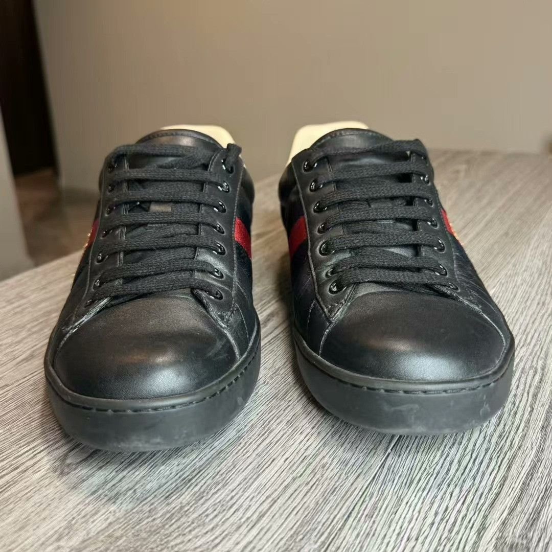 Gucci Gucci Embroidered Lowtop Sneakers 42 Men Size US 9 / EU 42 - 1 Thumbnail