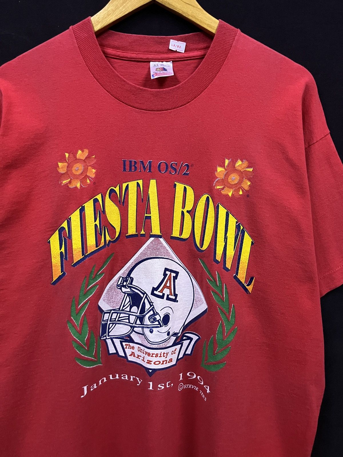 MLB VINTAGE 1994 FIESTA BOWL ARIZONA FRUIT OF THE LOOM TSHIRT Size US XL / EU 56 / 4 - 3 Thumbnail
