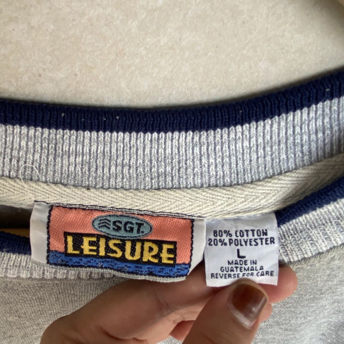Other Vintage Leisure Big Embroidered Crewneck Sweatshirt Gray Size US L / EU 52-54 / 3 - 5 Thumbnail
