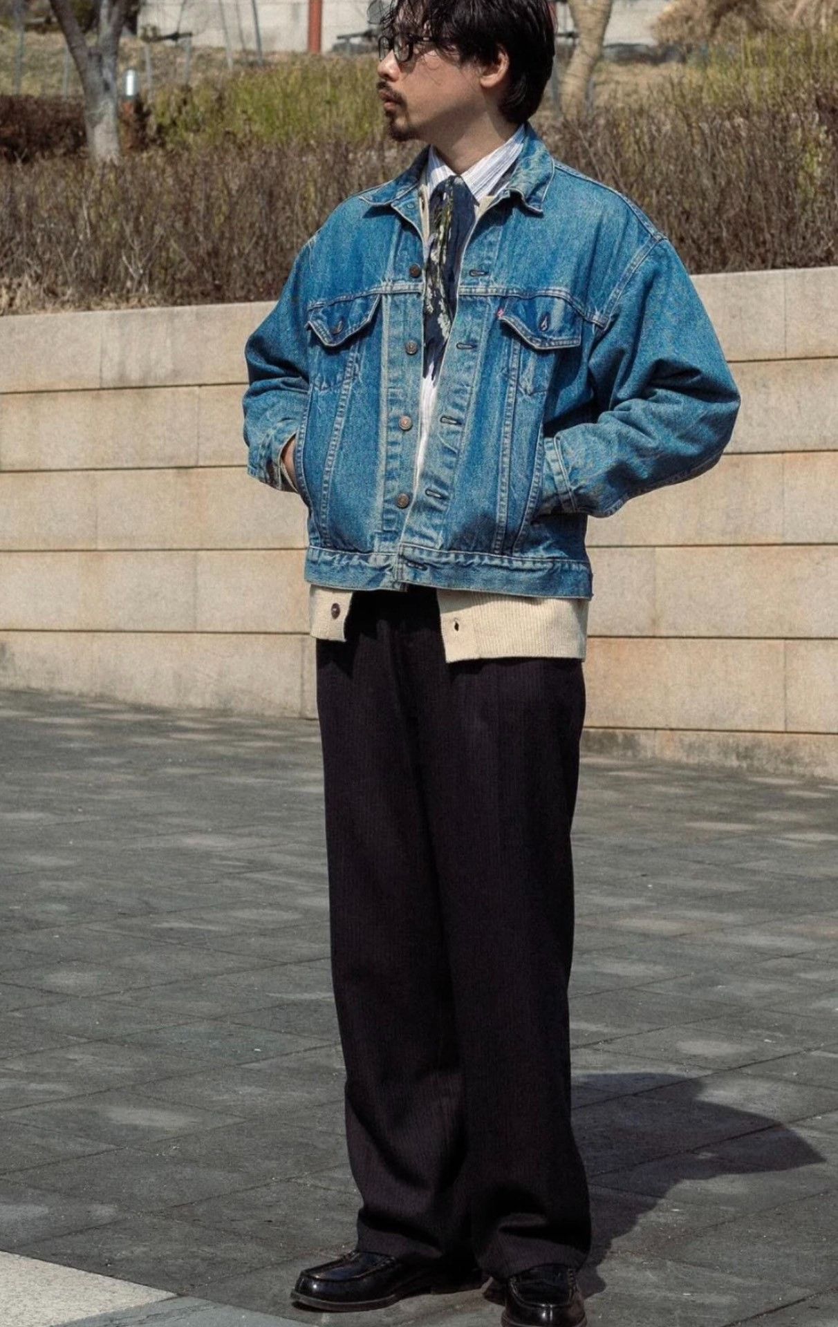 Vintage Vintage Levi's 1993 Heavy Denim Jacket Size US M / EU 48-50 / 2 - 1 Thumbnail