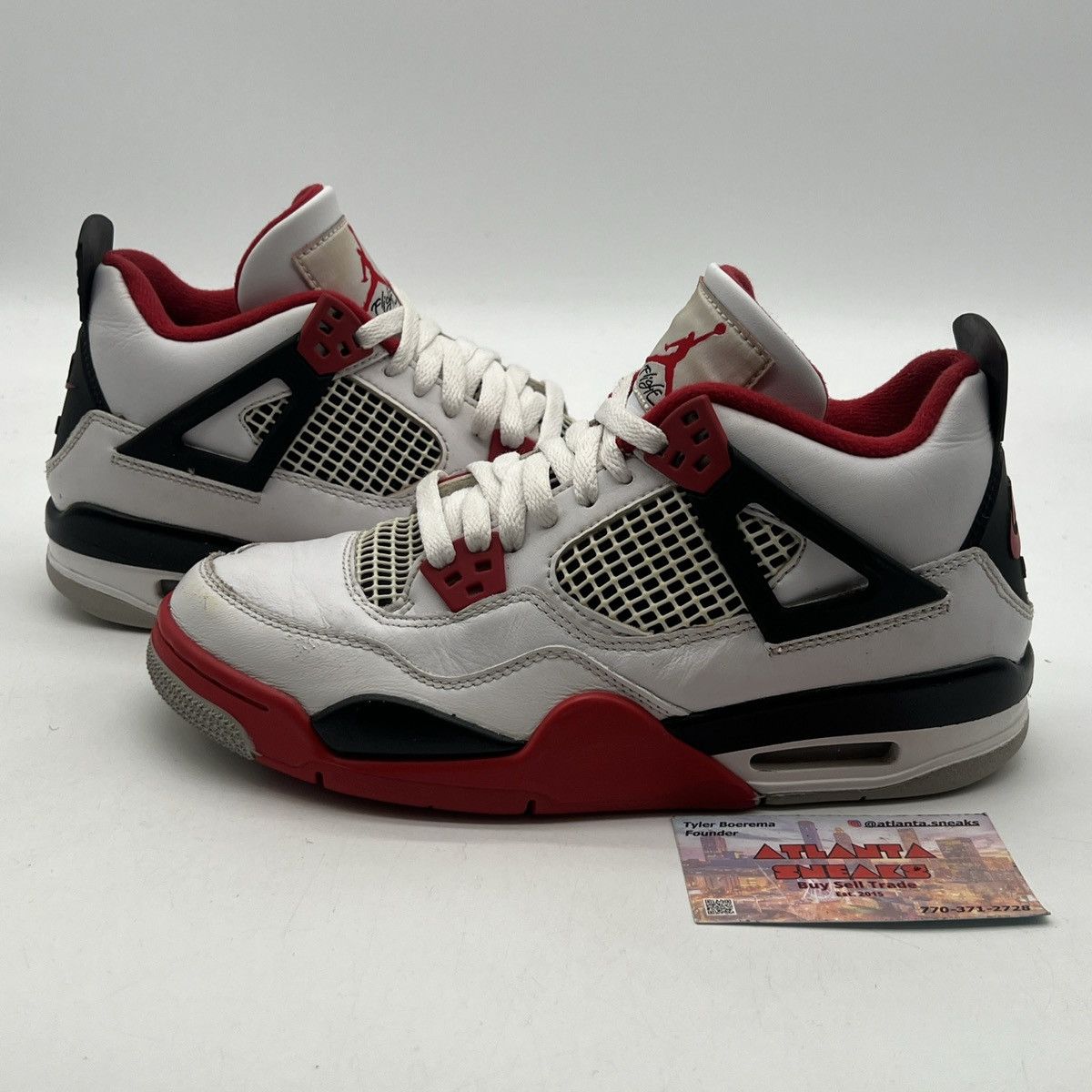 Jordan Brand Air Jordan 4 fire red Size US 6.5 / EU 39-40 - 1 Thumbnail