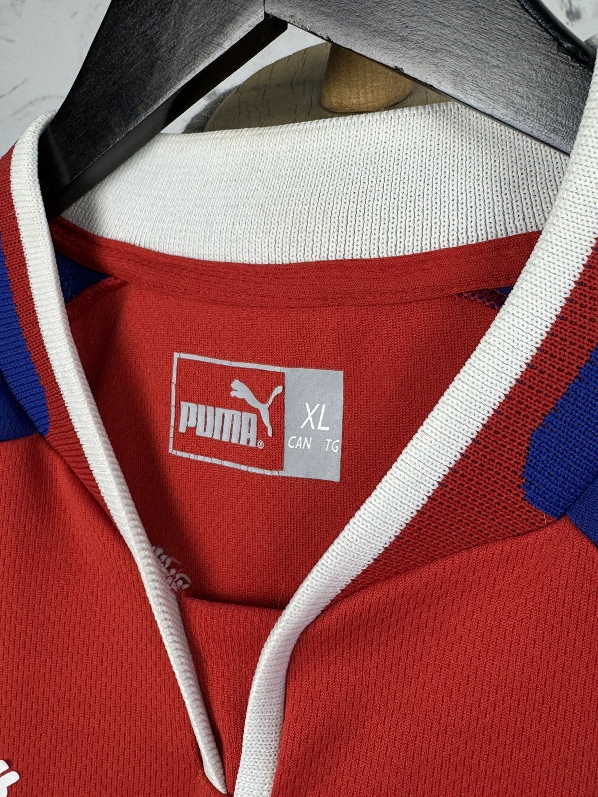 Puma Vintage 2000 - 2002 Puma Czech Jersey Shirt Size L - XL Size US XL / EU 56 / 4 - 6 Thumbnail