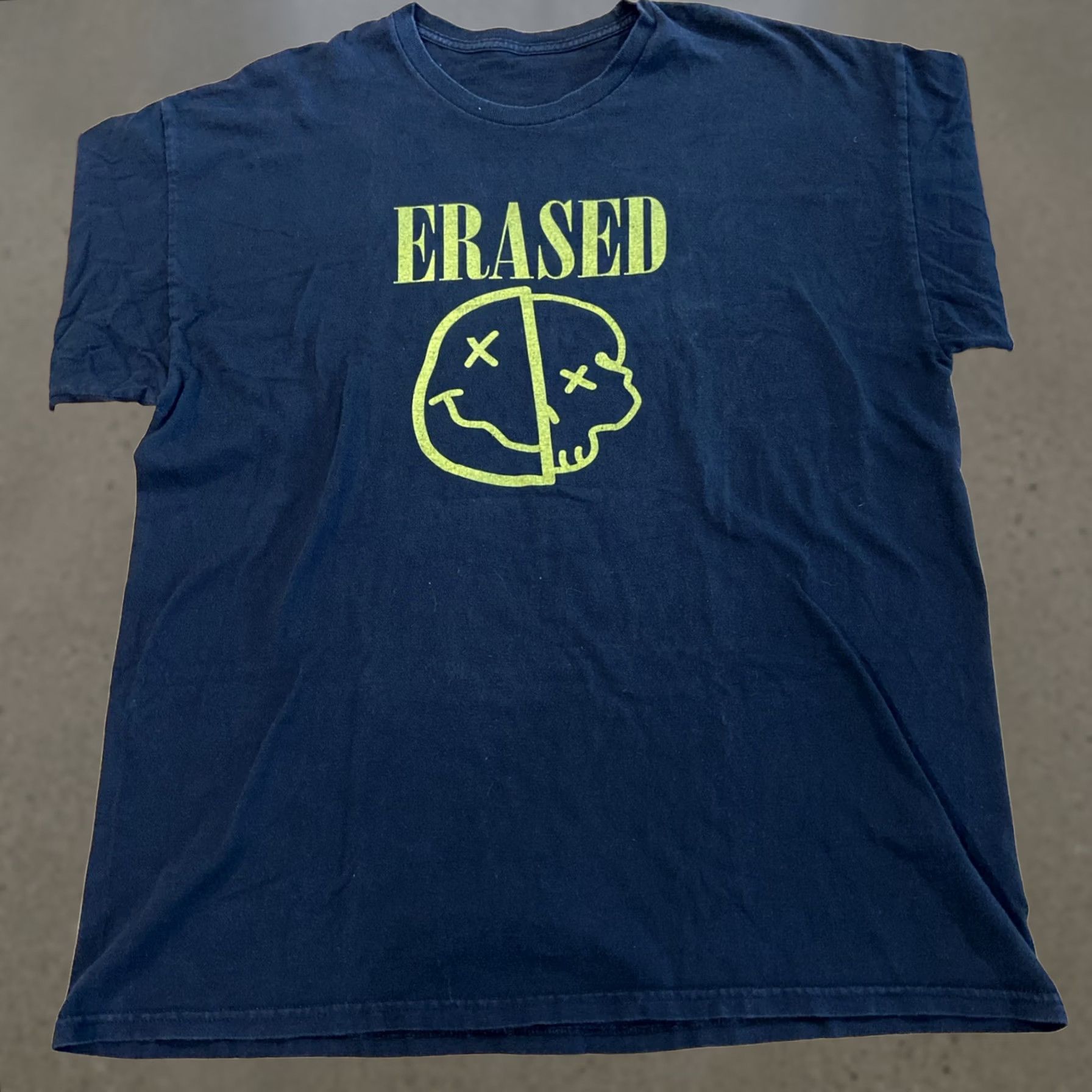 Erased Project Erased Project Black T Shirt Crewneck Nirvana 2XL Mens Shirt Short Sleeve Crew Neck Black 2XL Size US XXL / EU 58 / 5 - 1 Thumbnail