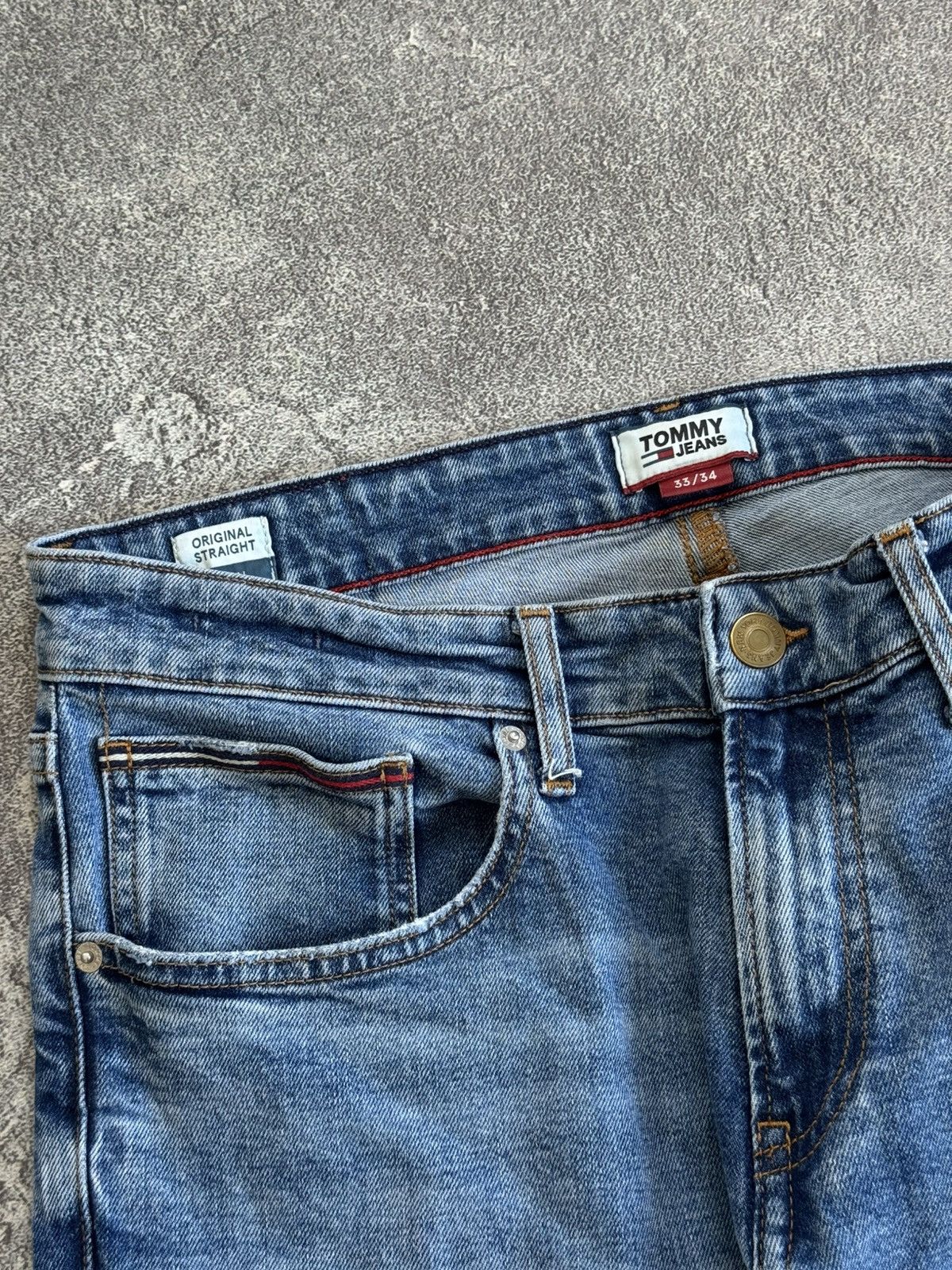Tommy Hilfiger Tommy Hilfiger 33/34 Ryan straight denim pants trousers 👖 Size US 33 - 9 Thumbnail