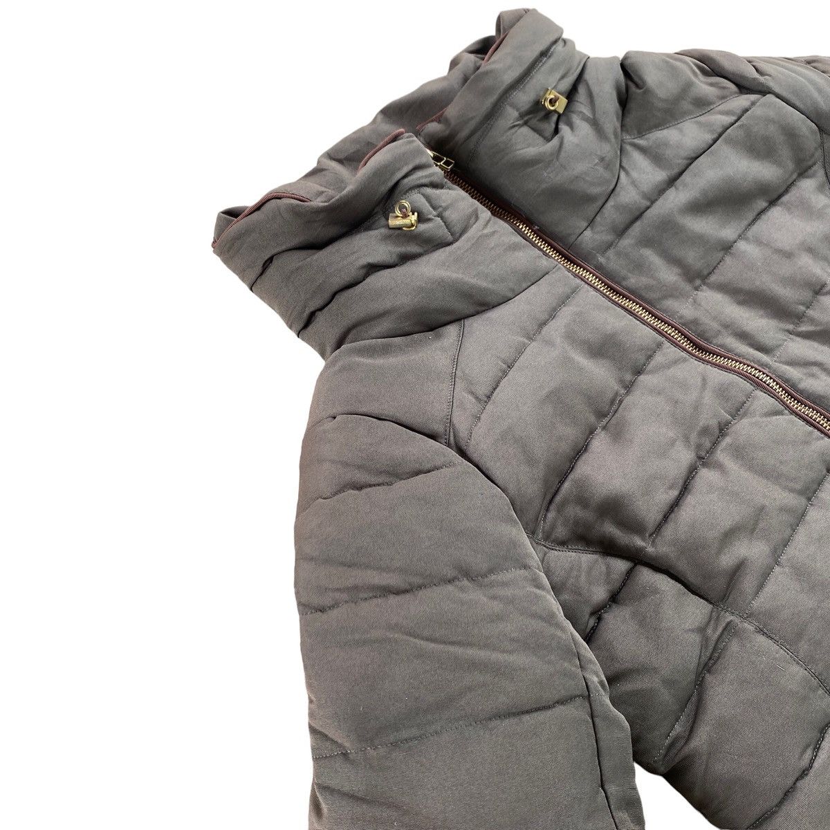 Japanese Brand Kirkas Zip Up Down Jacket Size S / US 4 / IT 40 - 7 Thumbnail