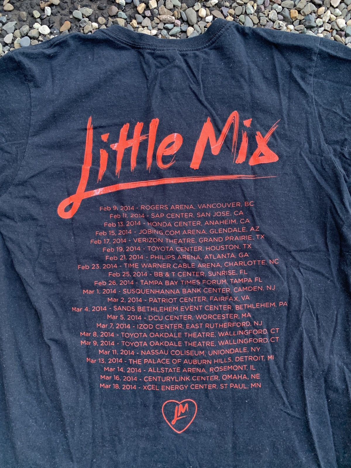 Band Tees 2014 Little Mix Band US Tour Concert T-Shirt Size US M / EU 48-50 / 2 - 5 Thumbnail