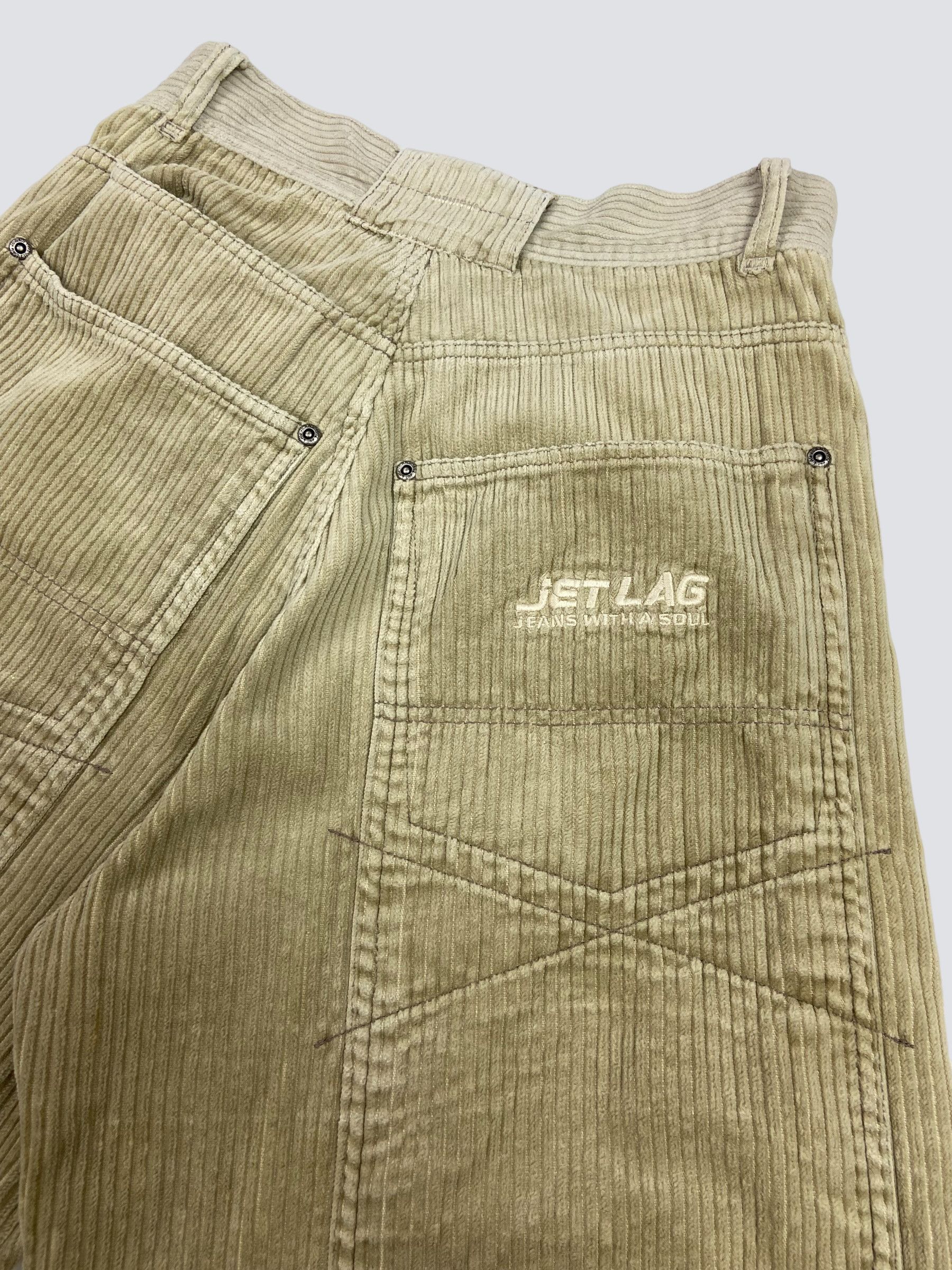 Jet Lag JETLAG CORDUROY BERMUDA BAGGY DOUBLE KNEE SHORTS 90s № 3008 Size US 30 / EU 46 - 6 Thumbnail