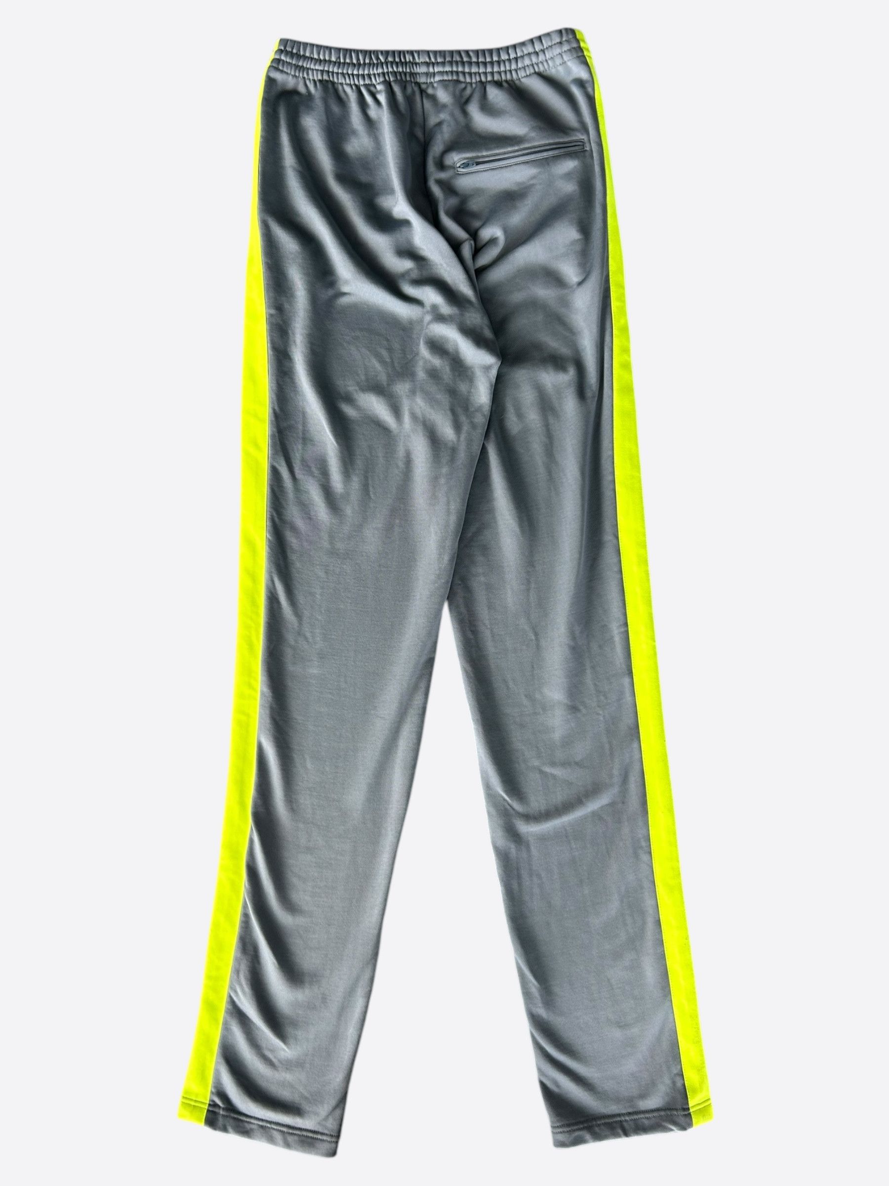 Balenciaga Balenciaga Grey & Yellow Embroidered Logo Trackpants Size US 30 / EU 46 - 2 Thumbnail
