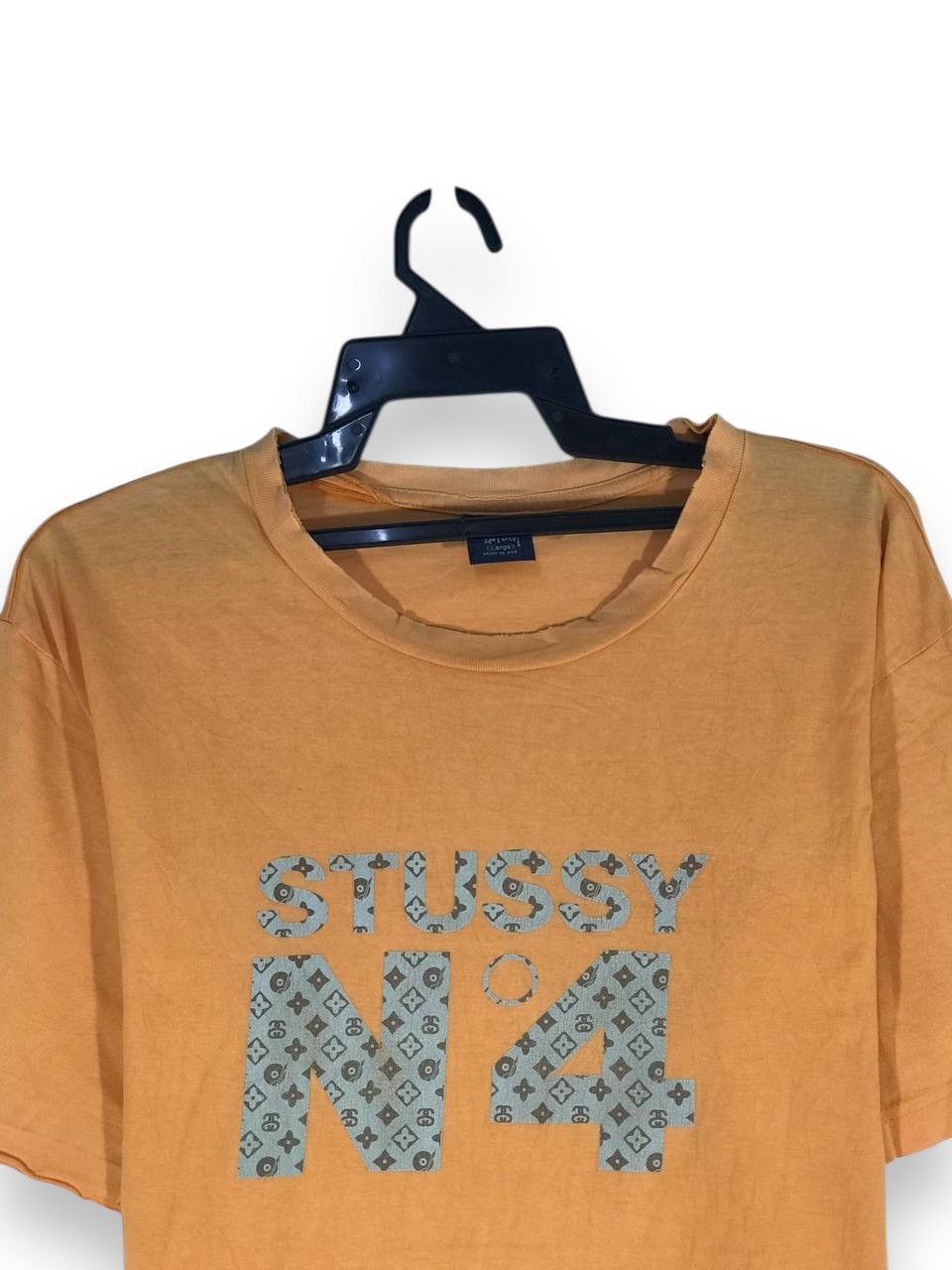 Stussy × Vintage Vintage stussy distressed shirt n4 monogram Size US L / EU 52-54 / 3 - 2 Thumbnail