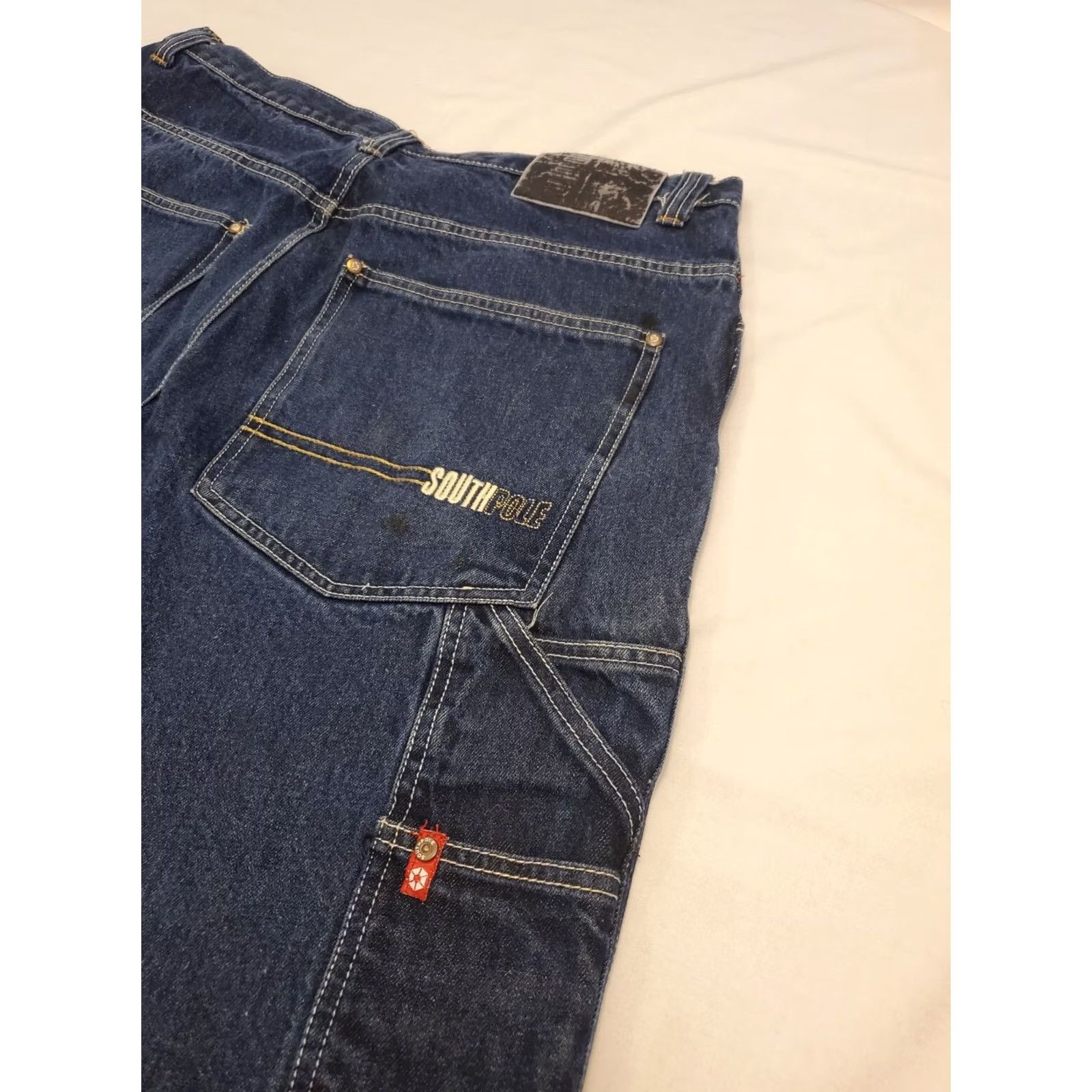 Southpole VINTAGE Southpole Jean Shorts Men's 38 Dark Blue Hip Hop Jorts Baggy Dad 90s Y2K Size US 38 / EU 54 - 5 Thumbnail