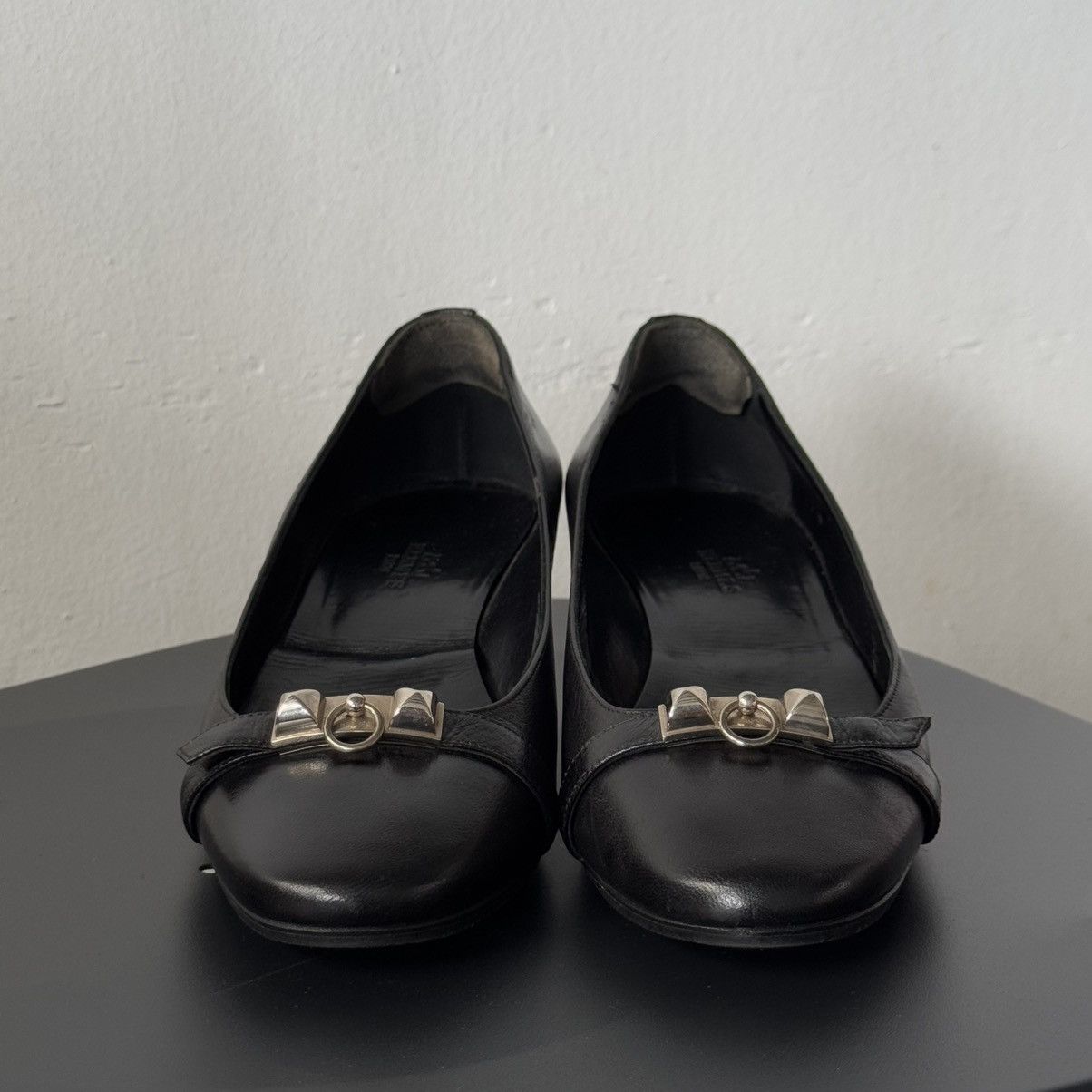 Hermes HERMES Liberty Collier de Chien leather flat Size US 6 / IT 36 - 2 Thumbnail