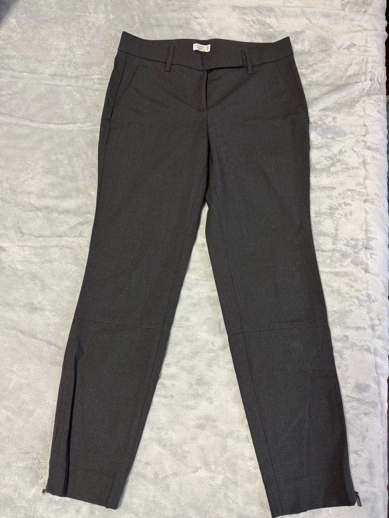 Bottega Veneta Brunello Cucinelli Gray Wool Pants - dmc Size US 38 / EU 54 - 1 Thumbnail