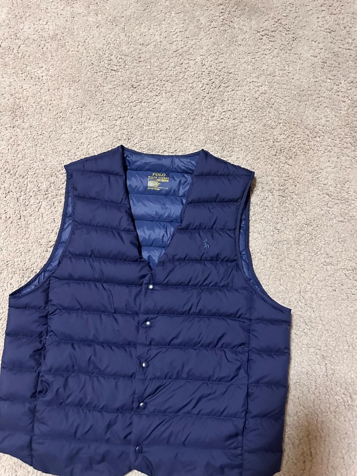 Polo Ralph Lauren Polo Ralph Lauren Lightweight Down Gilet Waistcoat Vest Navy Size US S / EU 44-46 / 1 - 3 Thumbnail