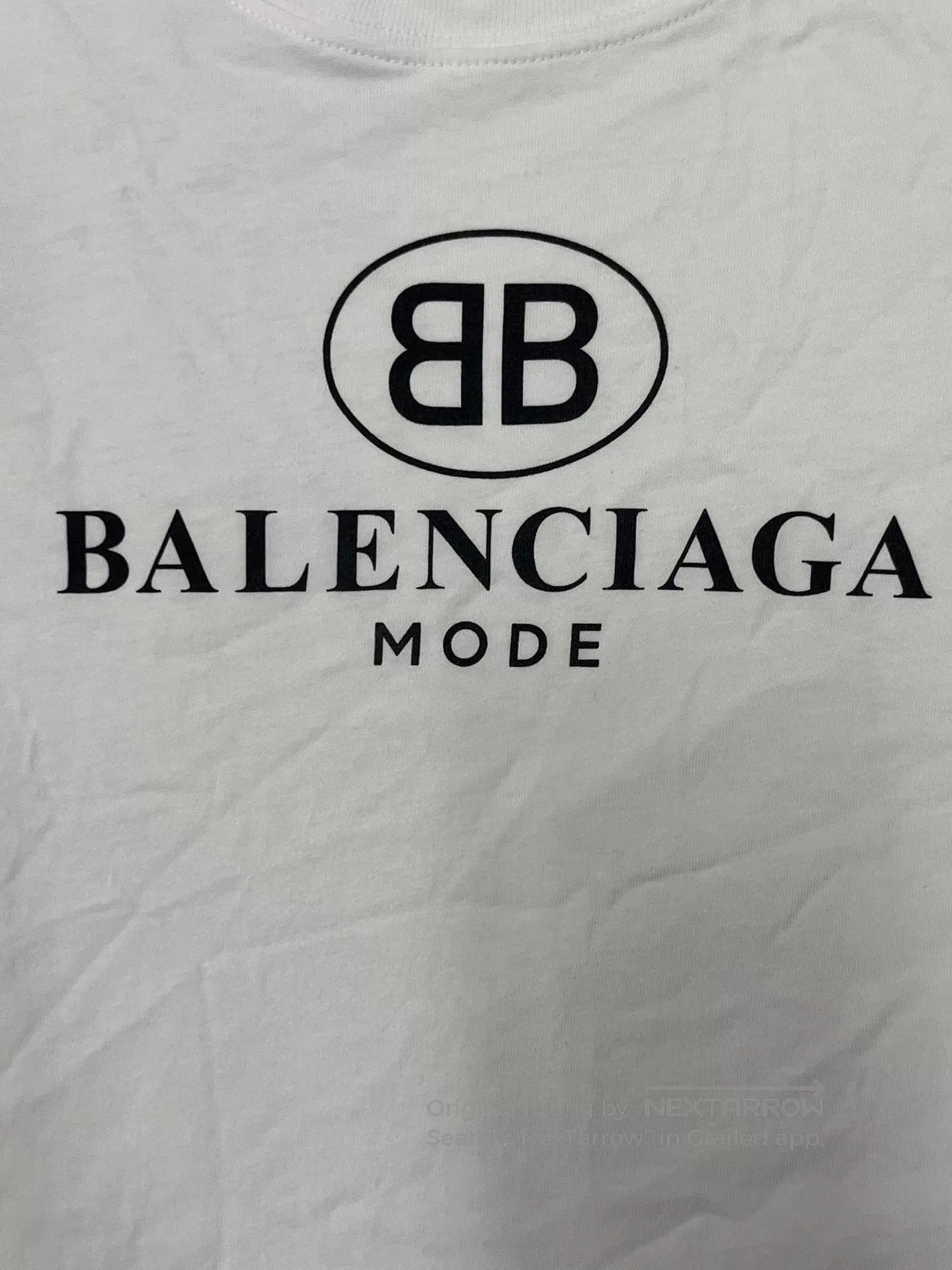 Balenciaga Balenciaga Logo Print Crewneck T-Shirt. Size US S / EU 44-46 / 1 - 3 Thumbnail