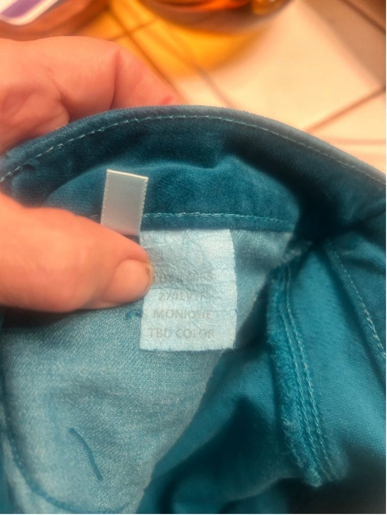 L'AGENCE Women's L'AGENCE Pants, Size 24, velvet Teal Monique Size 42" / US 20 - 14 Thumbnail