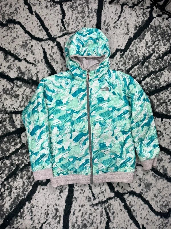 The North Face The North Face Reversible Down Jacket Gray Blue XS Size XS / US 0-2 / IT 36-38 - 1 Thumbnail