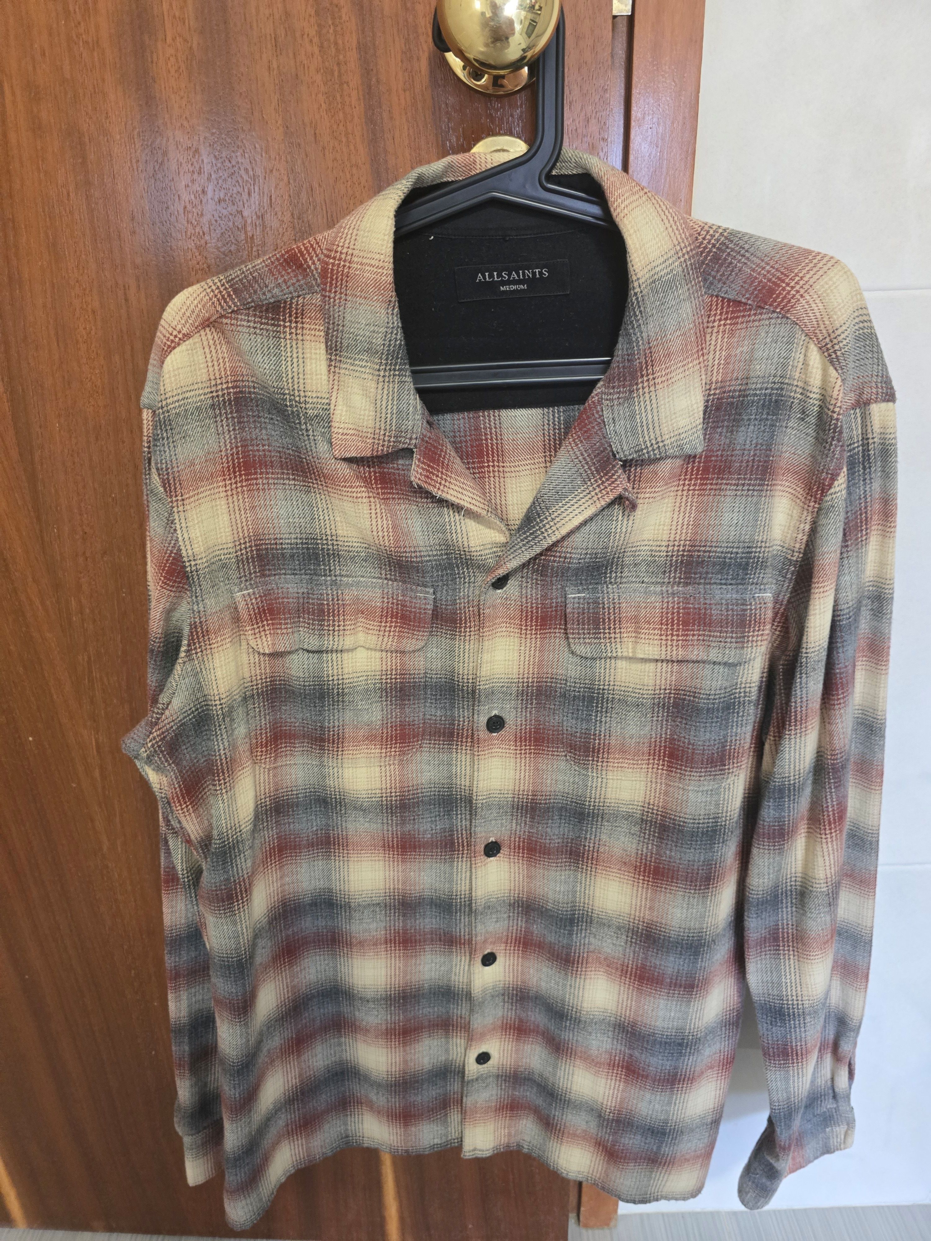 Allsaints Flannel Size US M / EU 48-50 / 2 - 1 Thumbnail