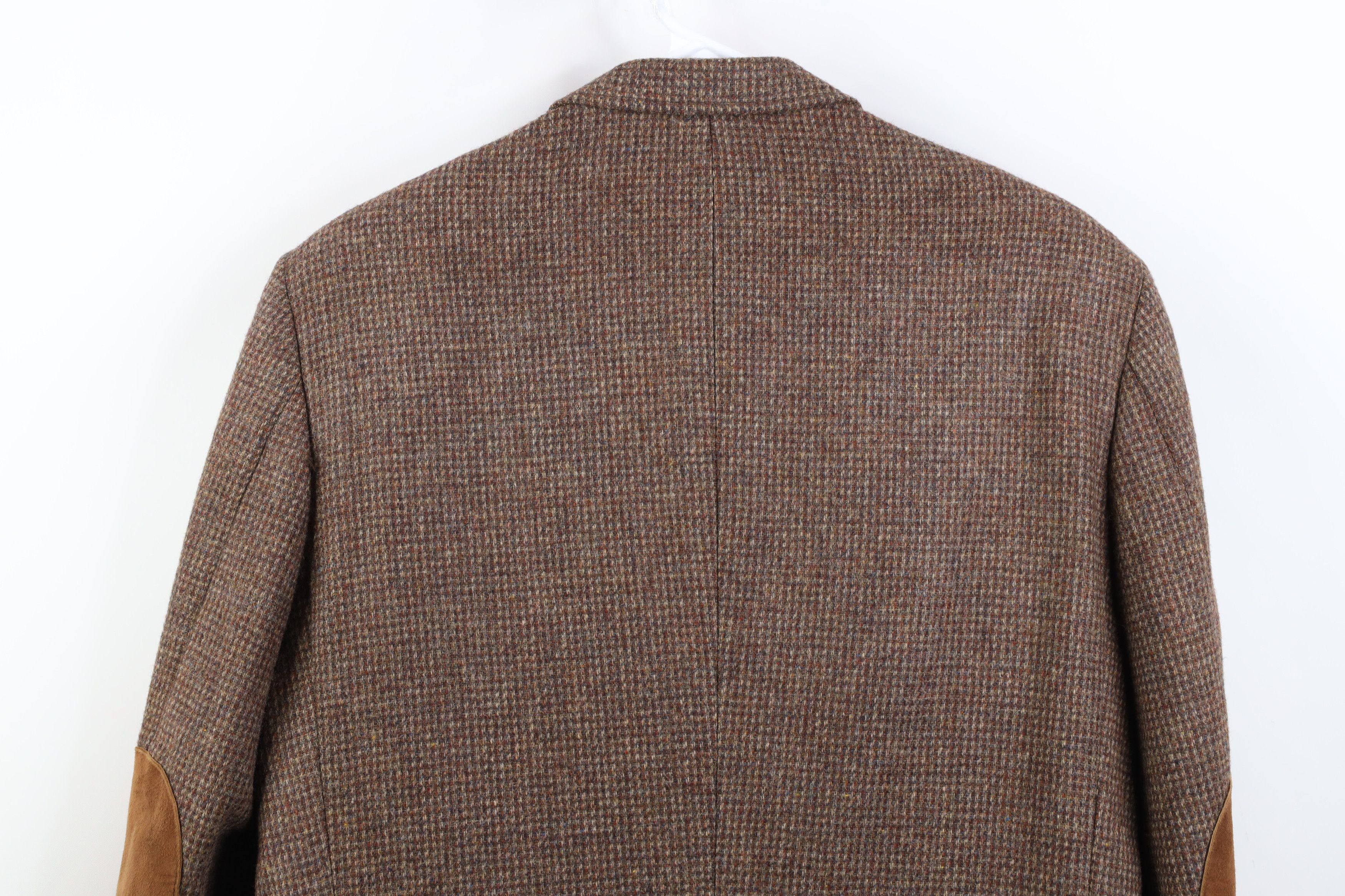 Vintage Vintage 70s Suede Elbow Patch Suit Coat Blazer Jacket USA Size US XXL / EU 58 / 5 - 14 Thumbnail