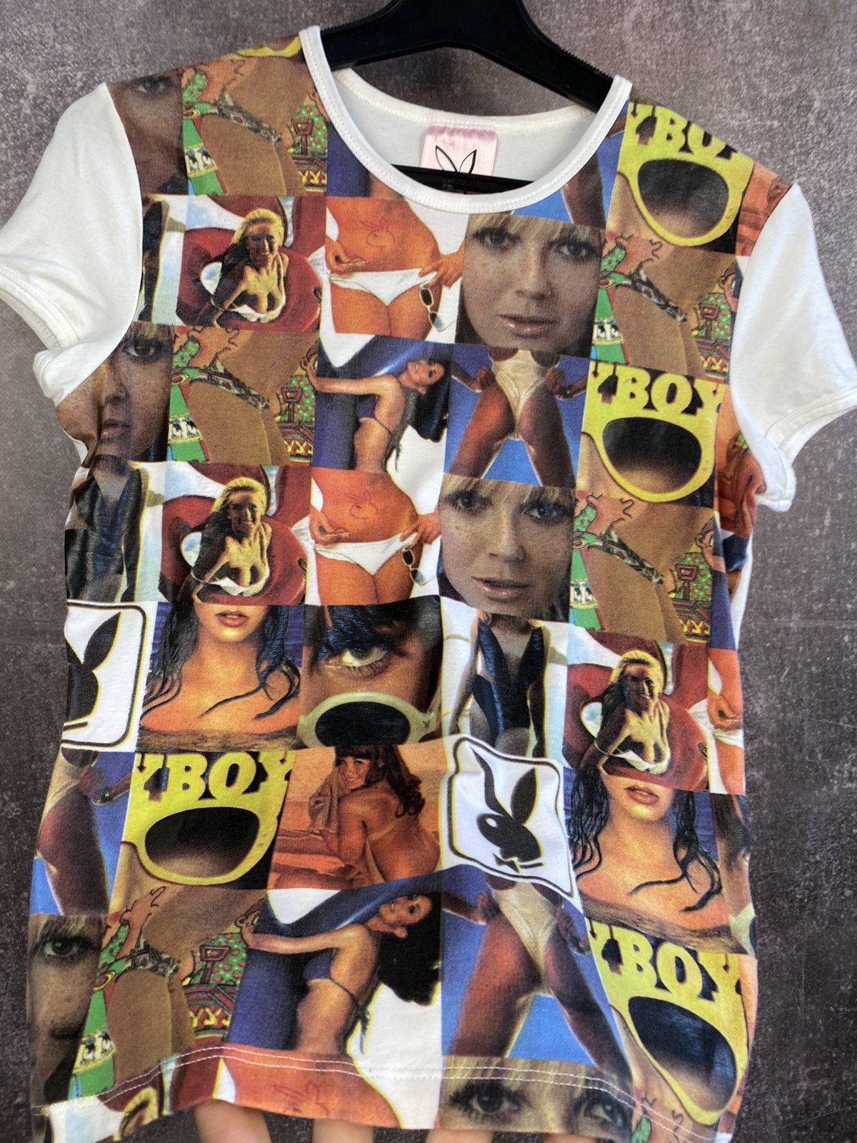 Playboy × Vintage Vintage Y2K Playboy Big Logo T-shirt Streetwear 90s Style Size S / US 4 / IT 40 - 2 Thumbnail