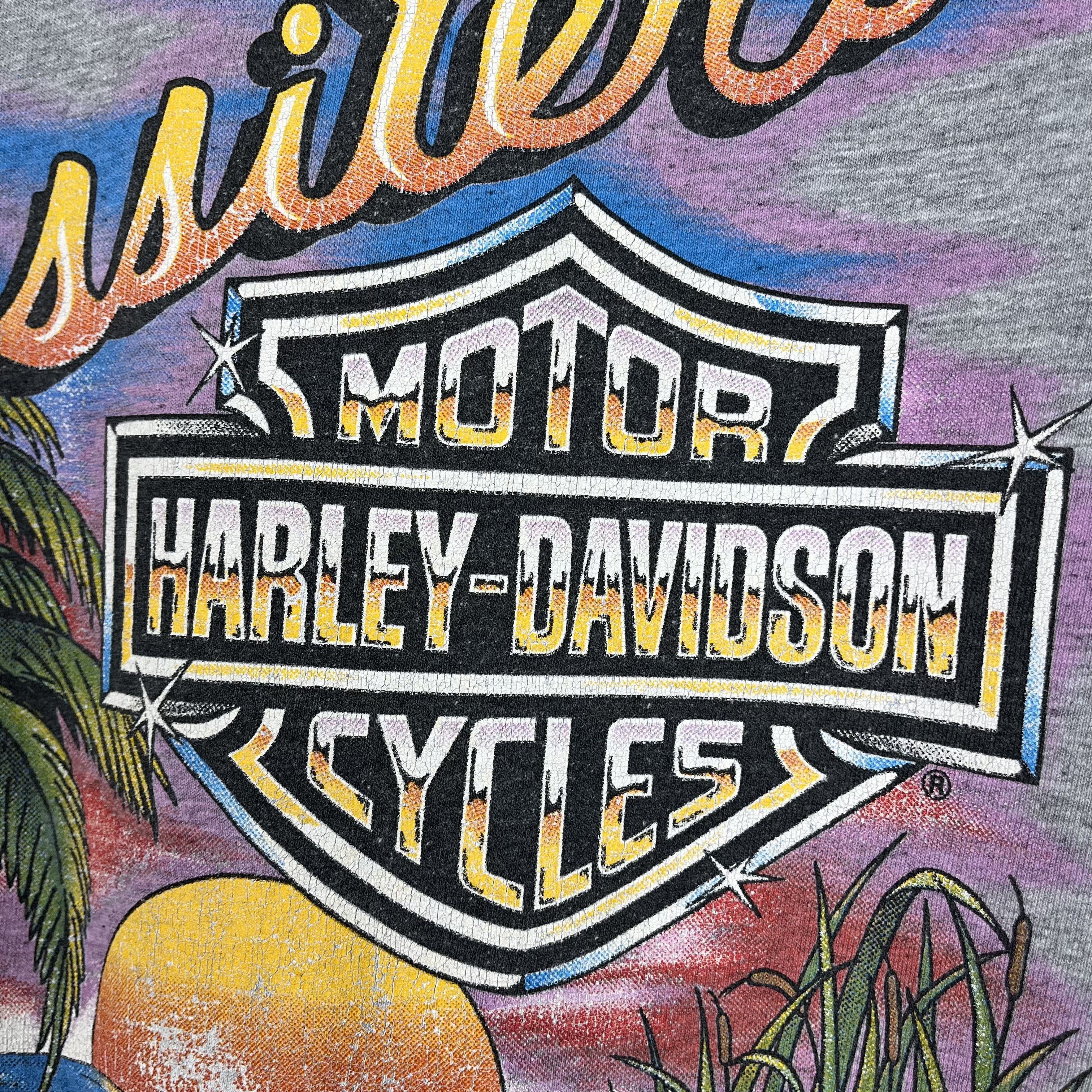 Harley Davidson Vintage Harley Davidson Florida Rare T Shirt 1997 Size US XL / EU 56 / 4 - 9 Thumbnail