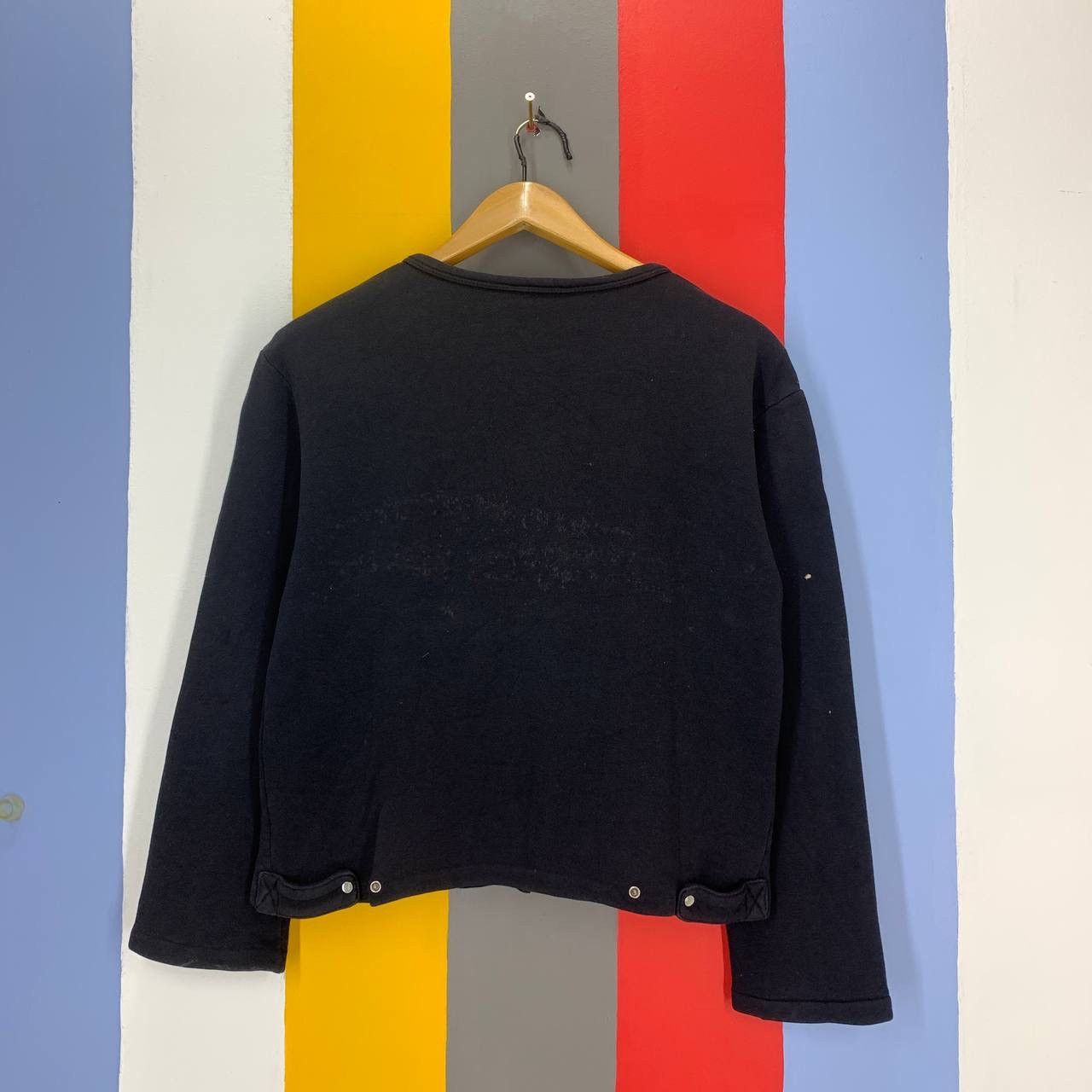 agnes b. AGNES B PARIS Snap Button Jacket Sweatshirt #2162/19 Size S / US 4 / IT 40 - 7 Thumbnail