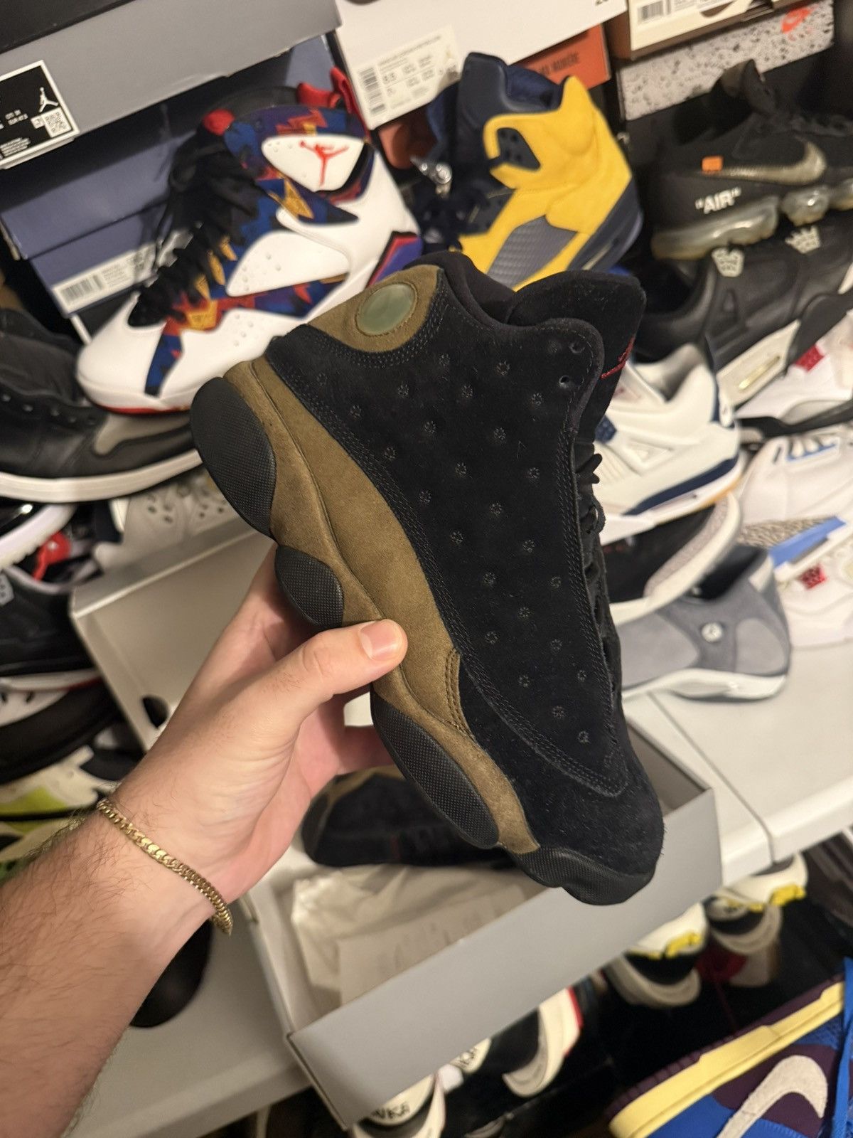 Jordan Brand Jordan retro 13 olive size 8 Size US 8 / EU 41 - 1 Thumbnail