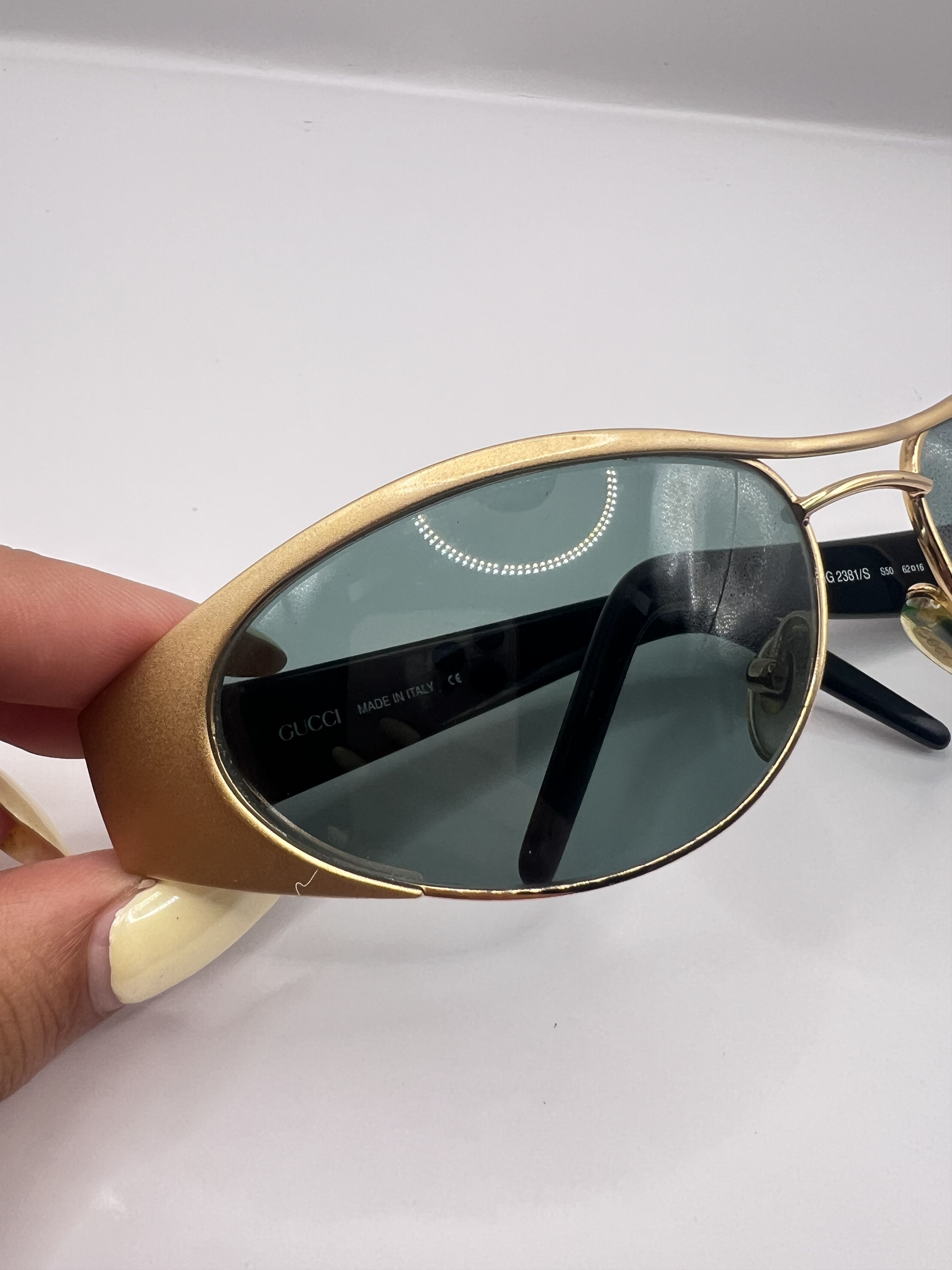 Gucci Gucci rare sunglasses Size ONE SIZE - 8 Thumbnail