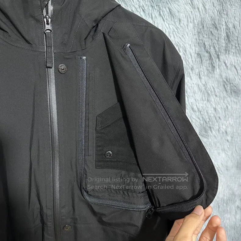 Stone Island Stone Island Shadow Series Softshell Windbreaker Hooded Ja Size US XL / EU 56 / 4 - 4 Thumbnail
