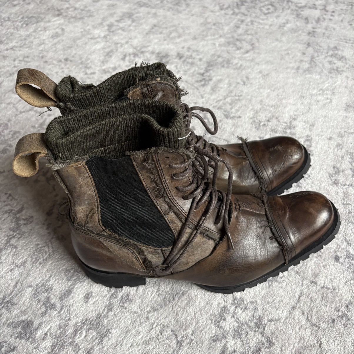 Alfredo Bannister Alfredo Bannister Layered Leather Chelsea Boots Brown | 40 Size US 7 / EU 40 - 1 Thumbnail