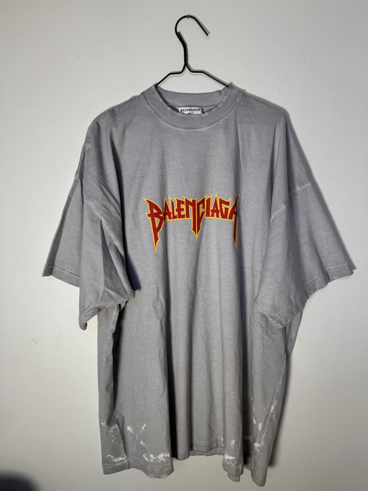 Balenciaga metal painted shirt