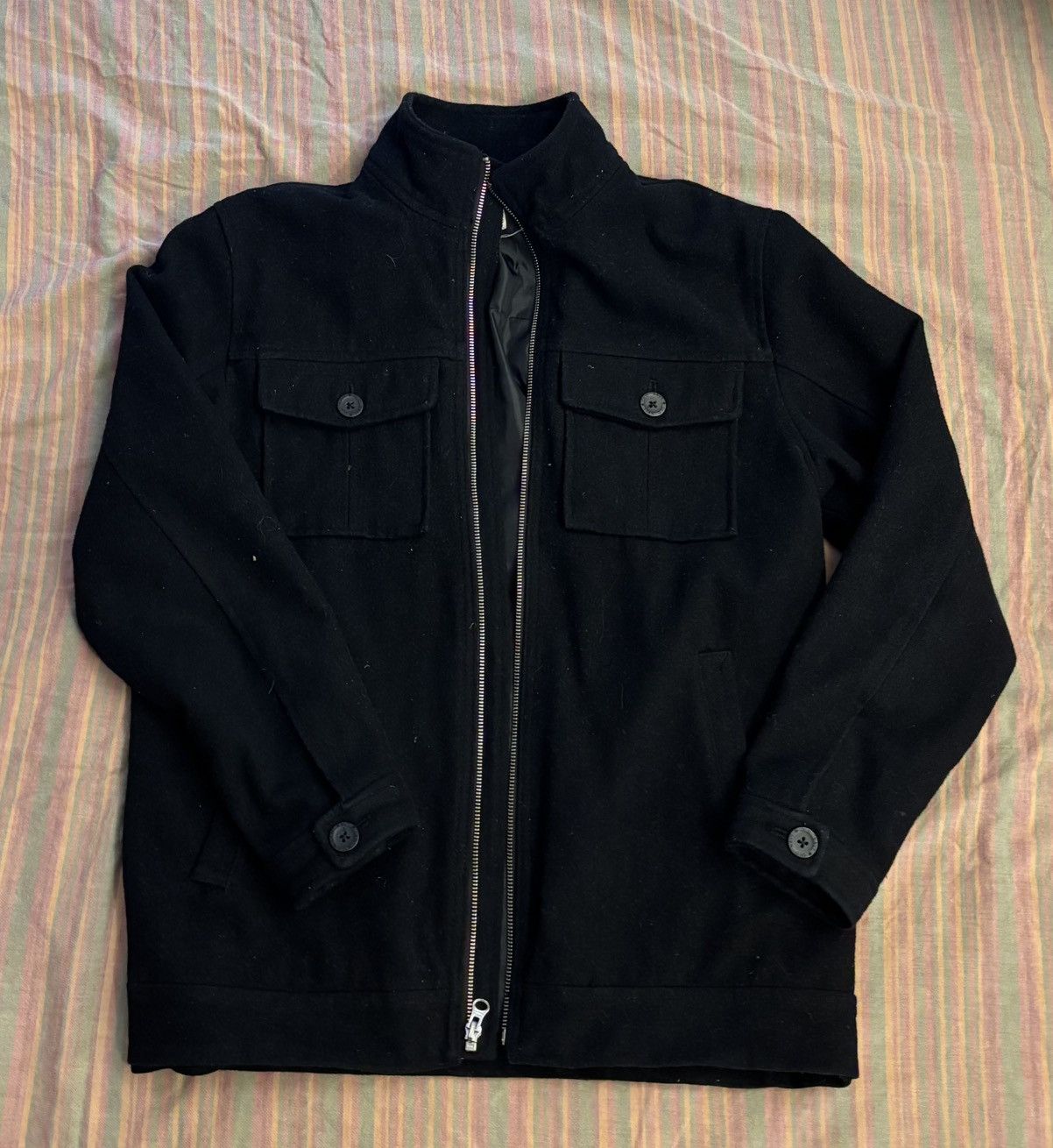 Old Navy Black zip up coat Size XL / US 12-14 / IT 48-50 - 1 Thumbnail