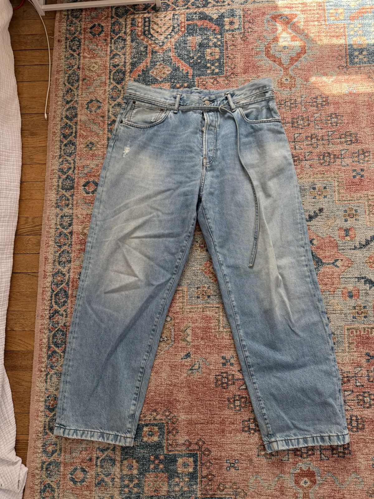 Acne Studios Acne studios jeans with denim belt Size US 34 / EU 50 - 1 Thumbnail