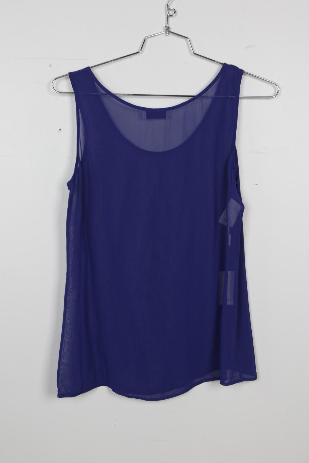 Theory 00's Philosophy di Alberta Ferreti Sheer Tank Top Size M / US 6-8 / IT 42-44 - 2 Thumbnail
