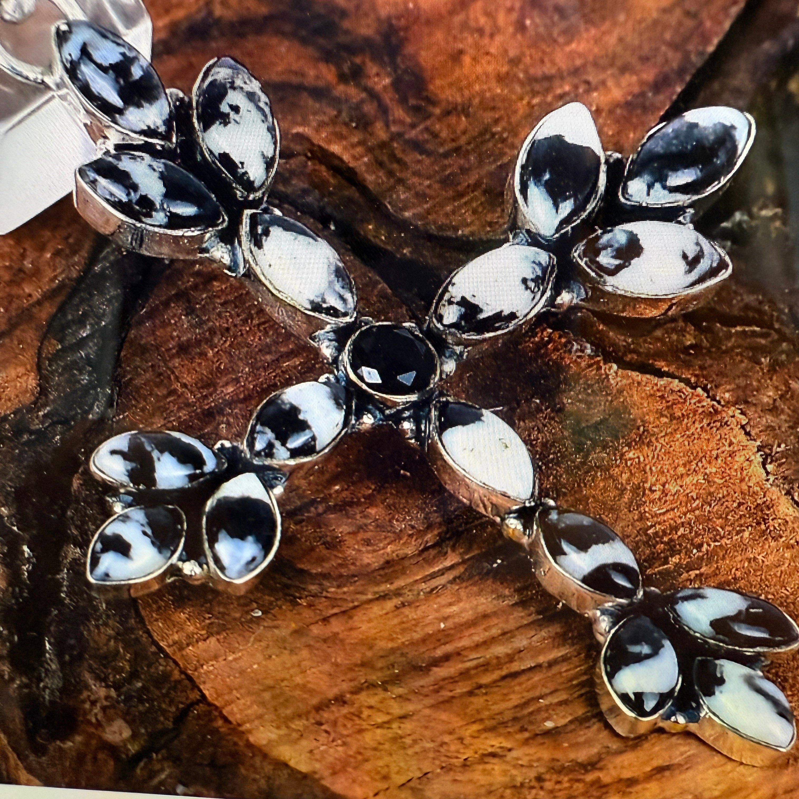 Other White Buffalo Dahlia Turquoise Navajo Gemstone Pendant Size ONE SIZE - 1 Thumbnail