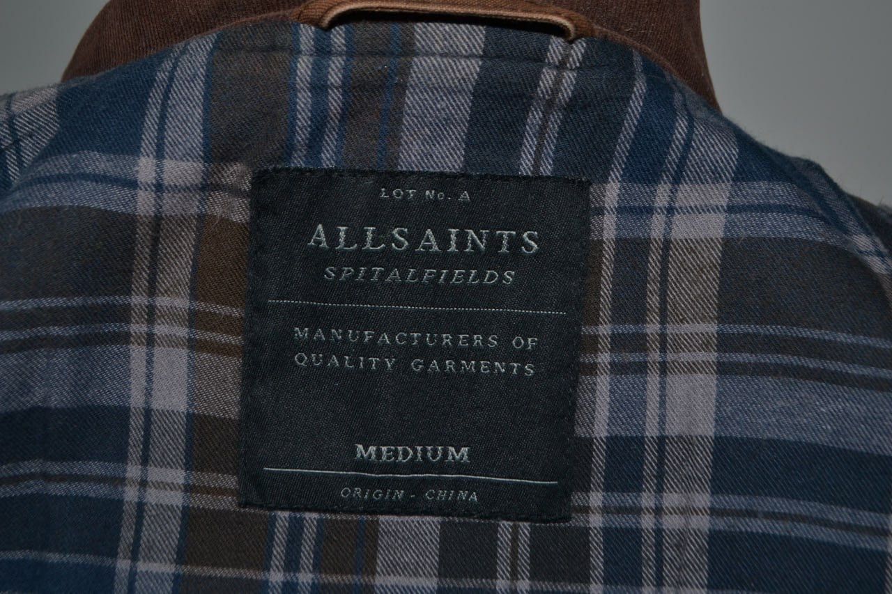 Allsaints Allsaints British Millerain Bomber Jacket Tartan Lined Size US M / EU 48-50 / 2 - 11 Thumbnail