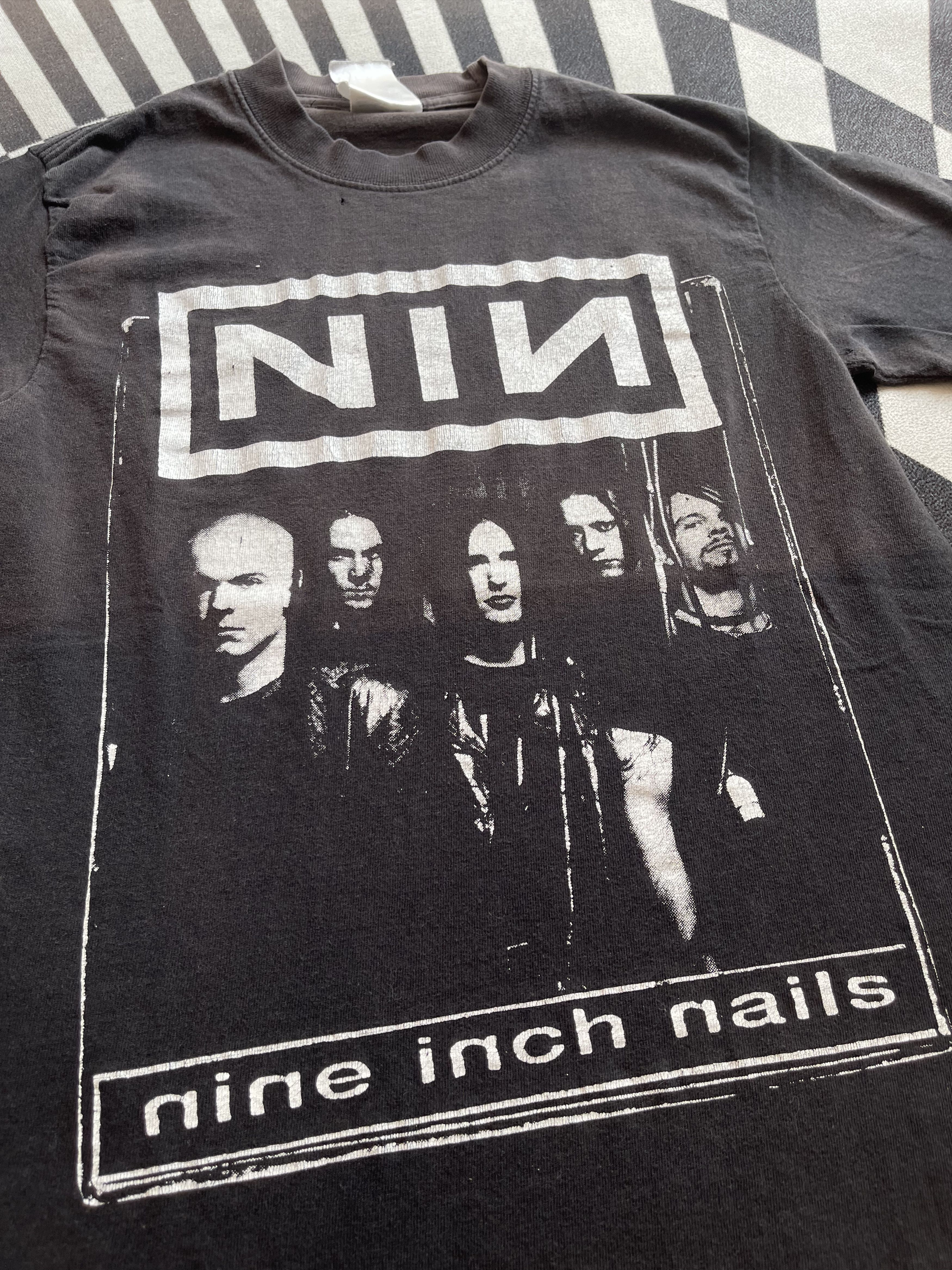 Band Tees Vintage Nine Inch Nails NIN Graphic Tee - Faded Look Size US S / EU 44-46 / 1 - 3 Thumbnail