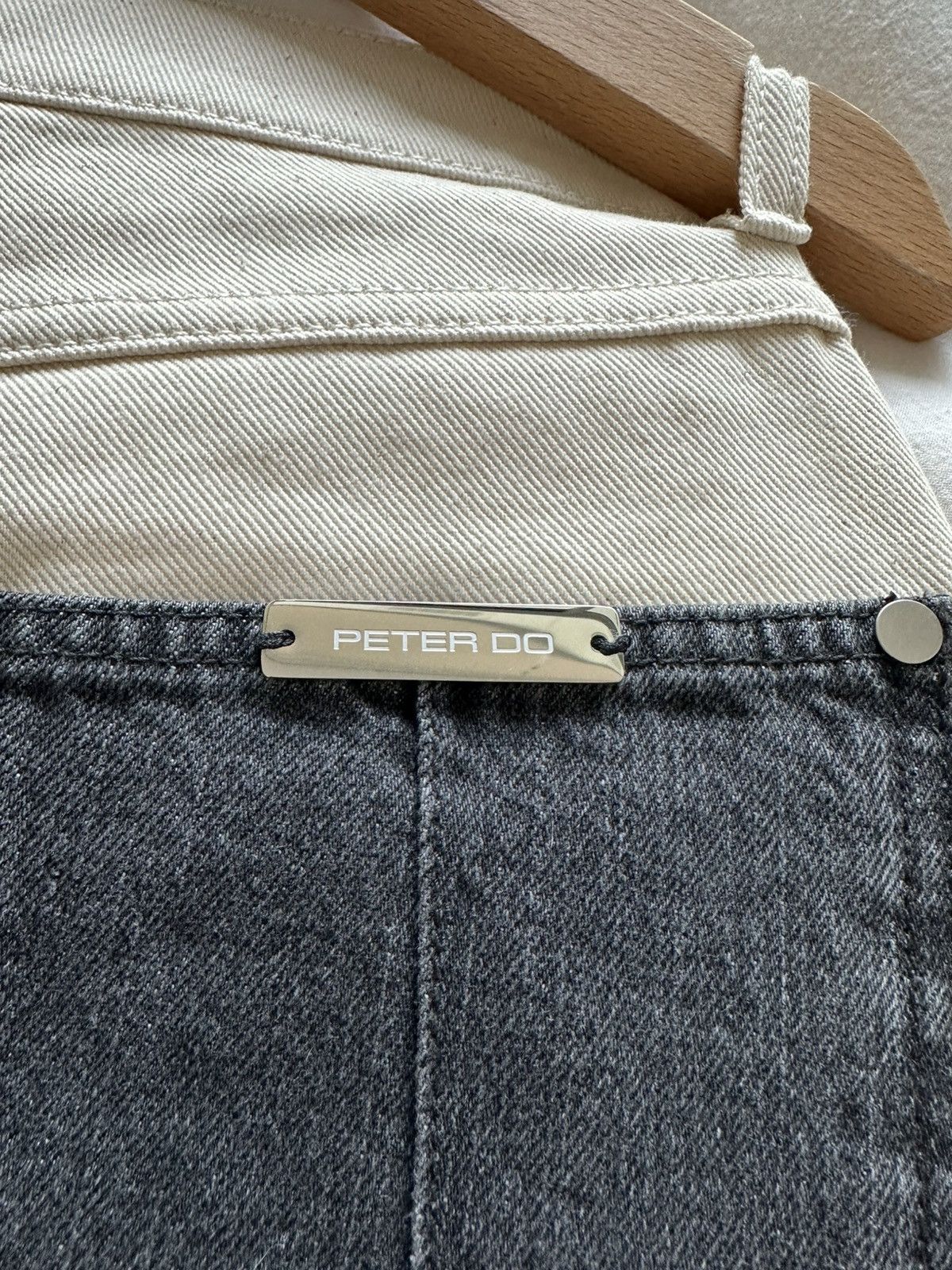 Peter Do Peter Do Color-Block High Waisted Jeans Size 26" / US 2 / IT 38 - 3 Thumbnail