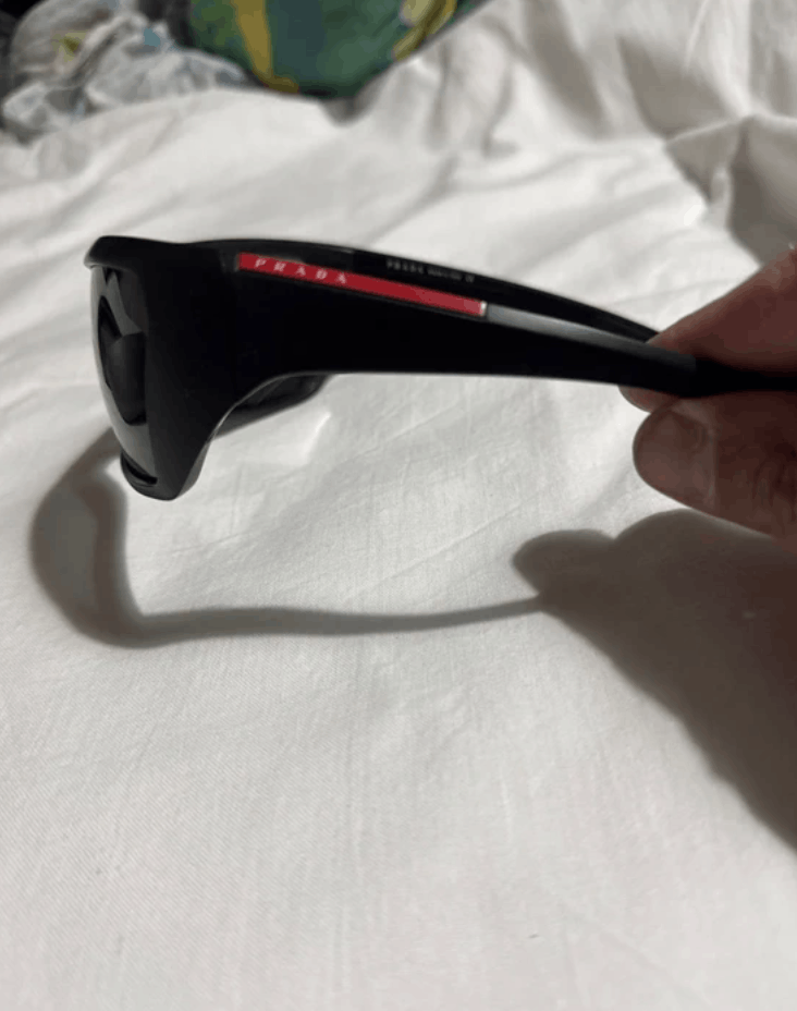 Prada PRADA Sunglasses Sport Symbol Wrap Shield Mask RI875 Size ONE SIZE - 6 Thumbnail