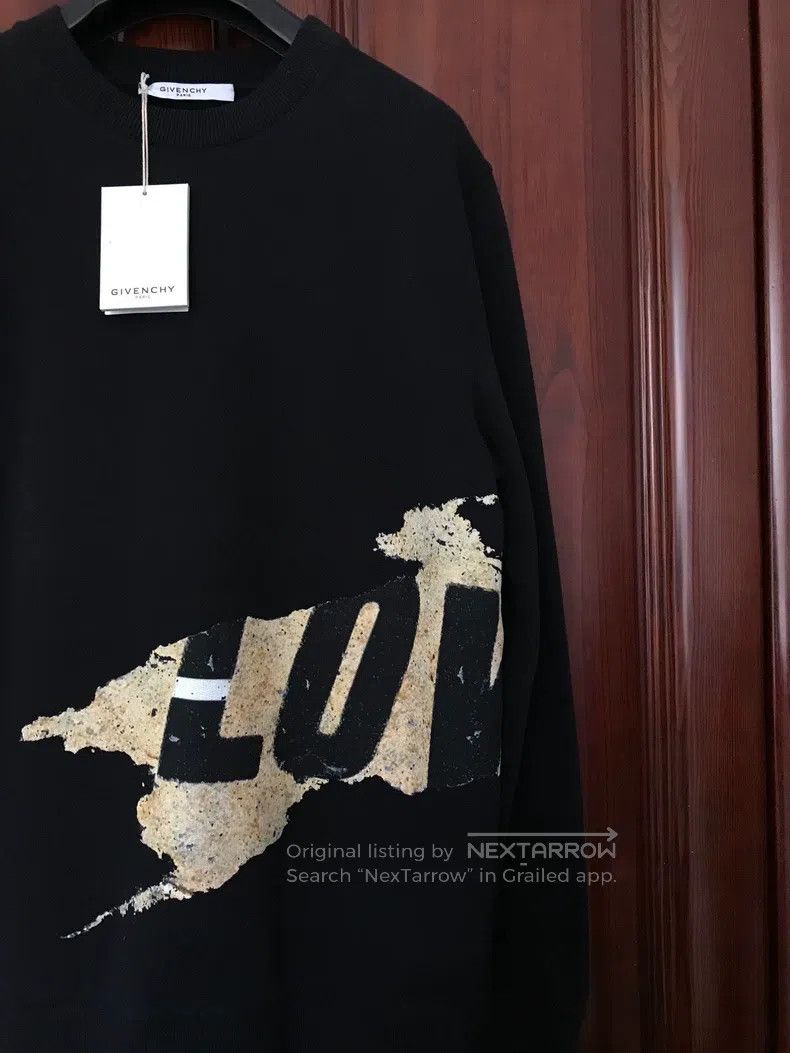 Givenchy Givenchy Unused Men's Hoodie - Size M - Black with Gold Pa Size US M / EU 48-50 / 2 - 6 Thumbnail