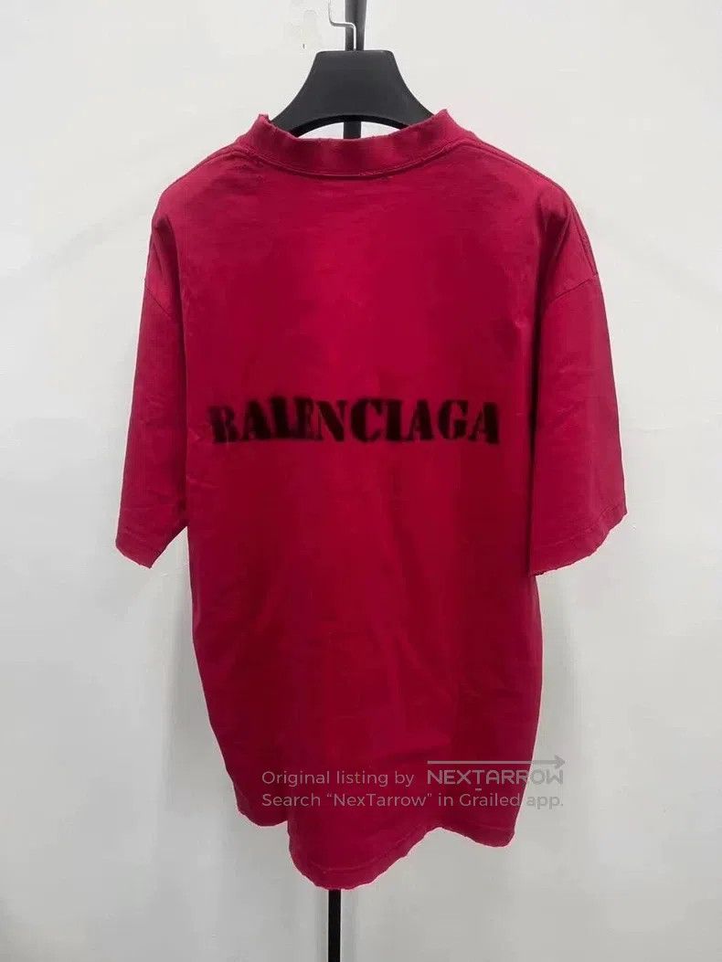 Balenciaga Balenciaga Spray-paint logo short-sleeved T-shirt Size US XS / EU 42 / 0 - 2 Thumbnail