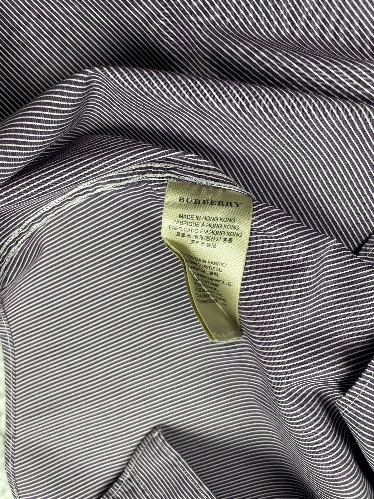 Burberry Burberry Brit XL Striped Shirt Luxury Old Money (Men’s) eg Size US XL / EU 56 / 4 - 6 Thumbnail